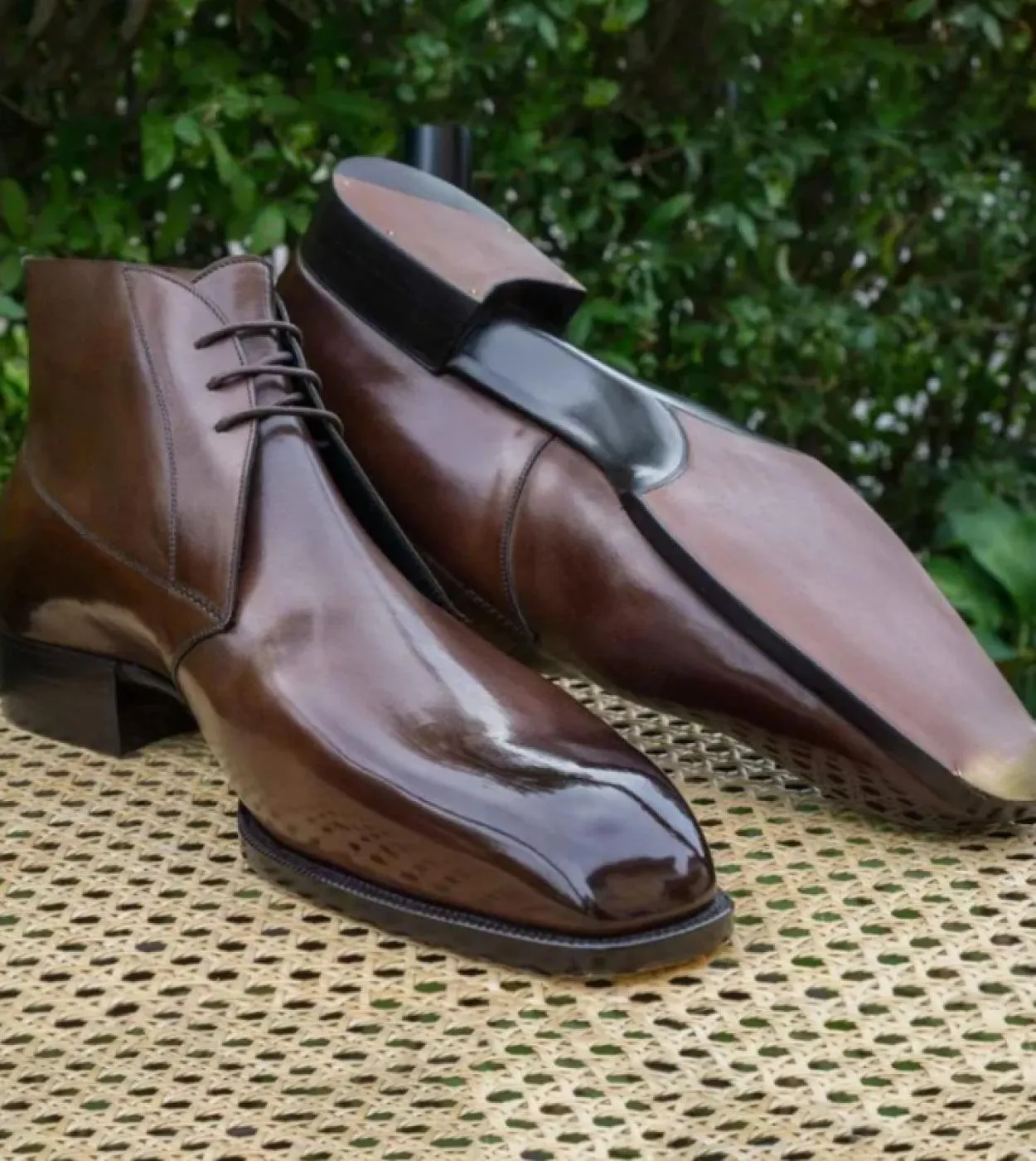 Stivaletti da uomo con lacci marroni Stivaletti da uomo con punta quadrata per uomo con spedizione gratuita Botas De Trabajo Hom