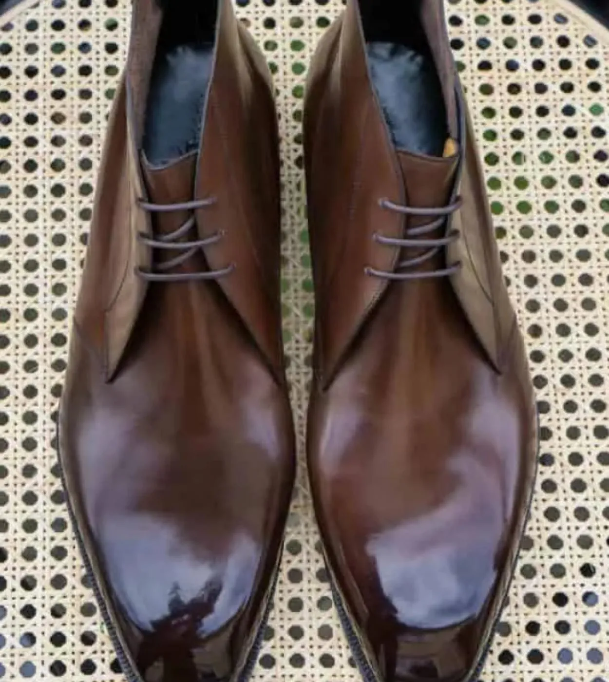 Stivaletti da uomo con lacci marroni Stivaletti da uomo con punta quadrata per uomo con spedizione gratuita Botas De Trabajo Hom