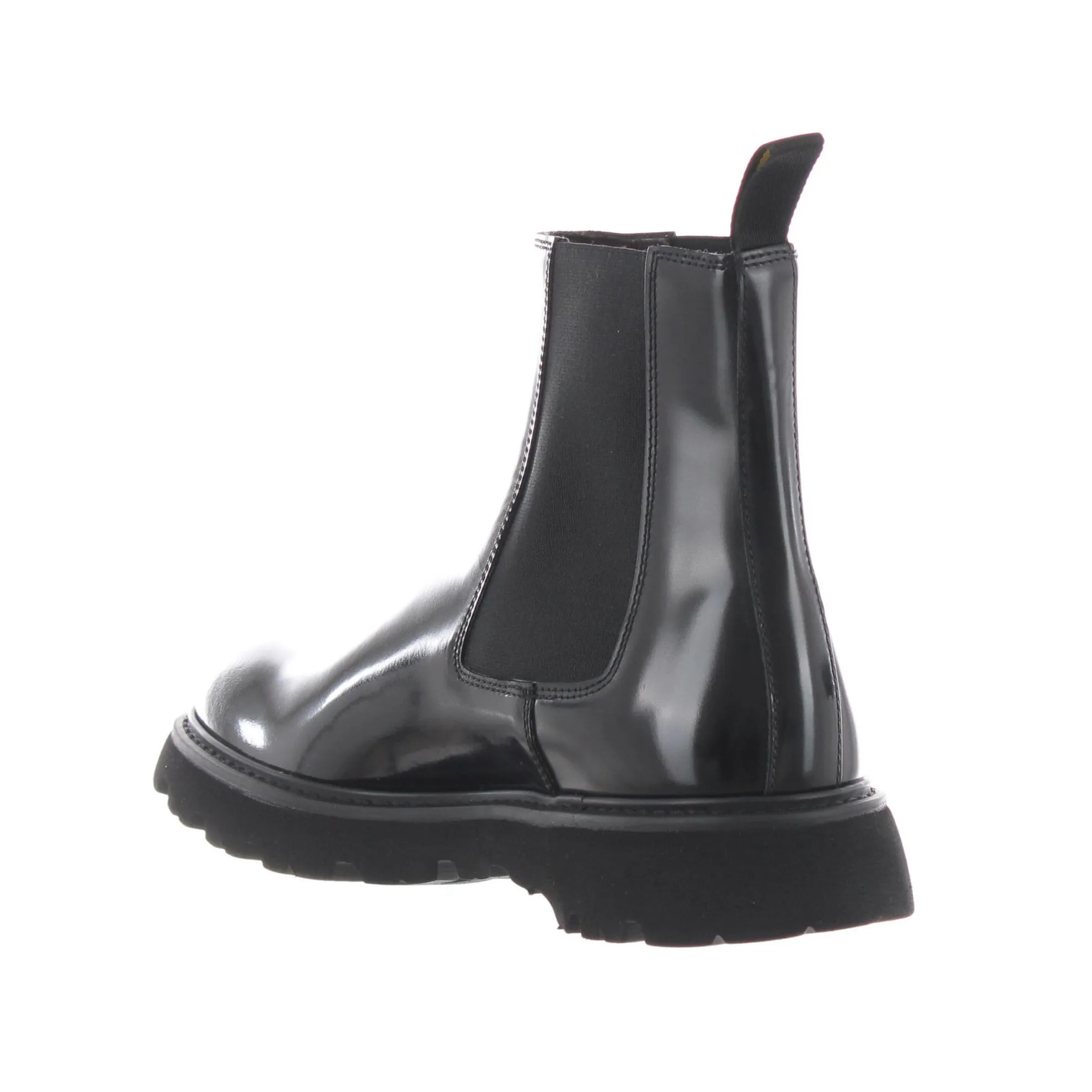 Stivaletto beatles in pelle semilucida