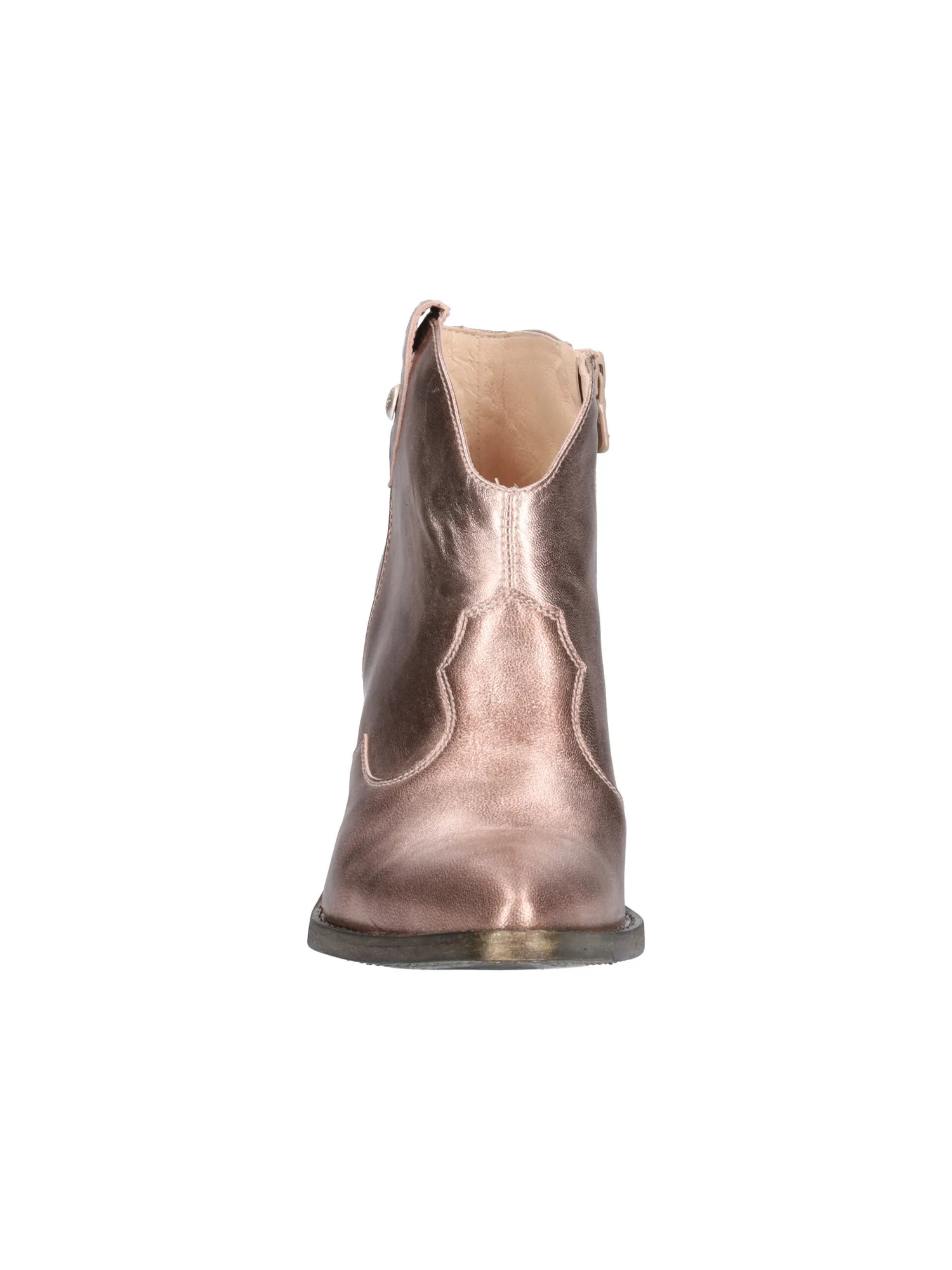 Stivaletto tacco largo Nero Giardini da donna rame