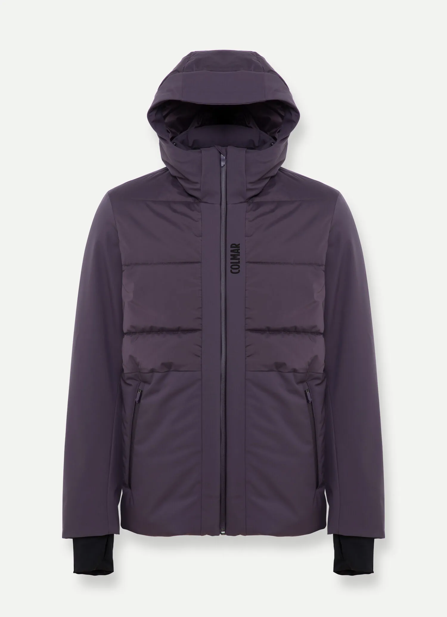 Stretch fabric ski jacket