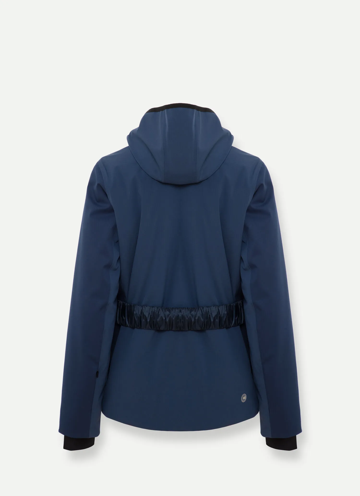 Stretch ski jacket with elasticated waistband