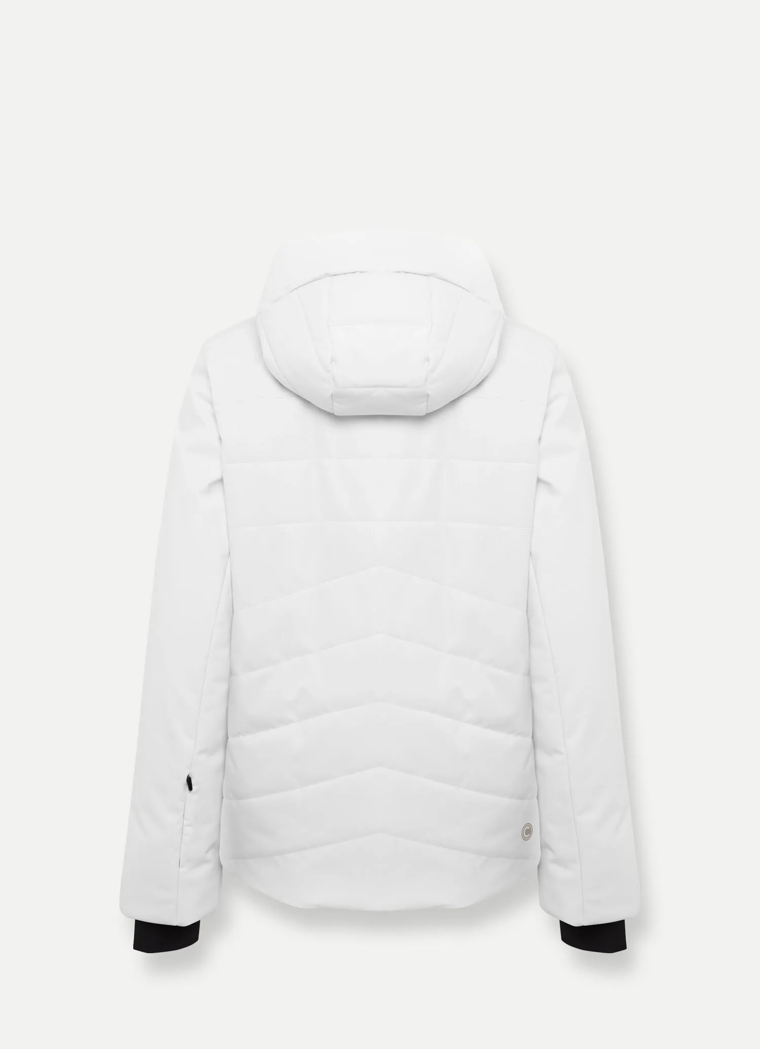 Stretch ski jacket with hood-collar