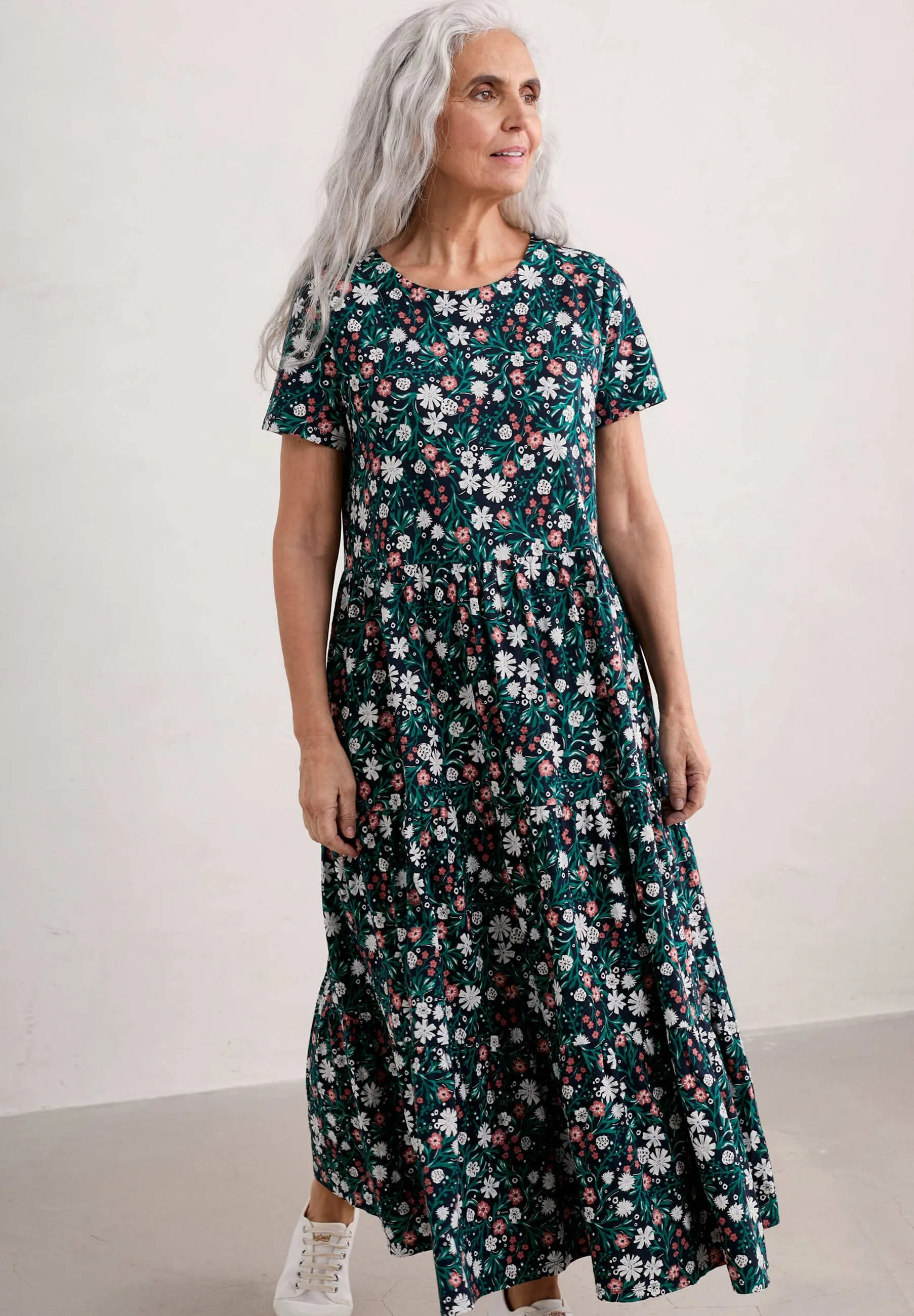 STROKES SHORT SLEEVE - Vestito di maglina