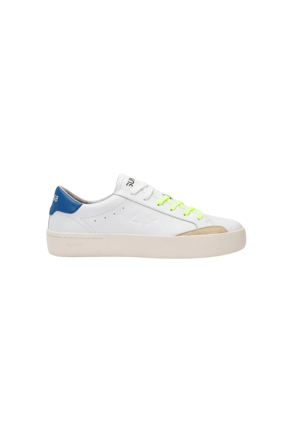 SUN 68 SCARPE STREET PELLE BIANCO/AVIO 34140