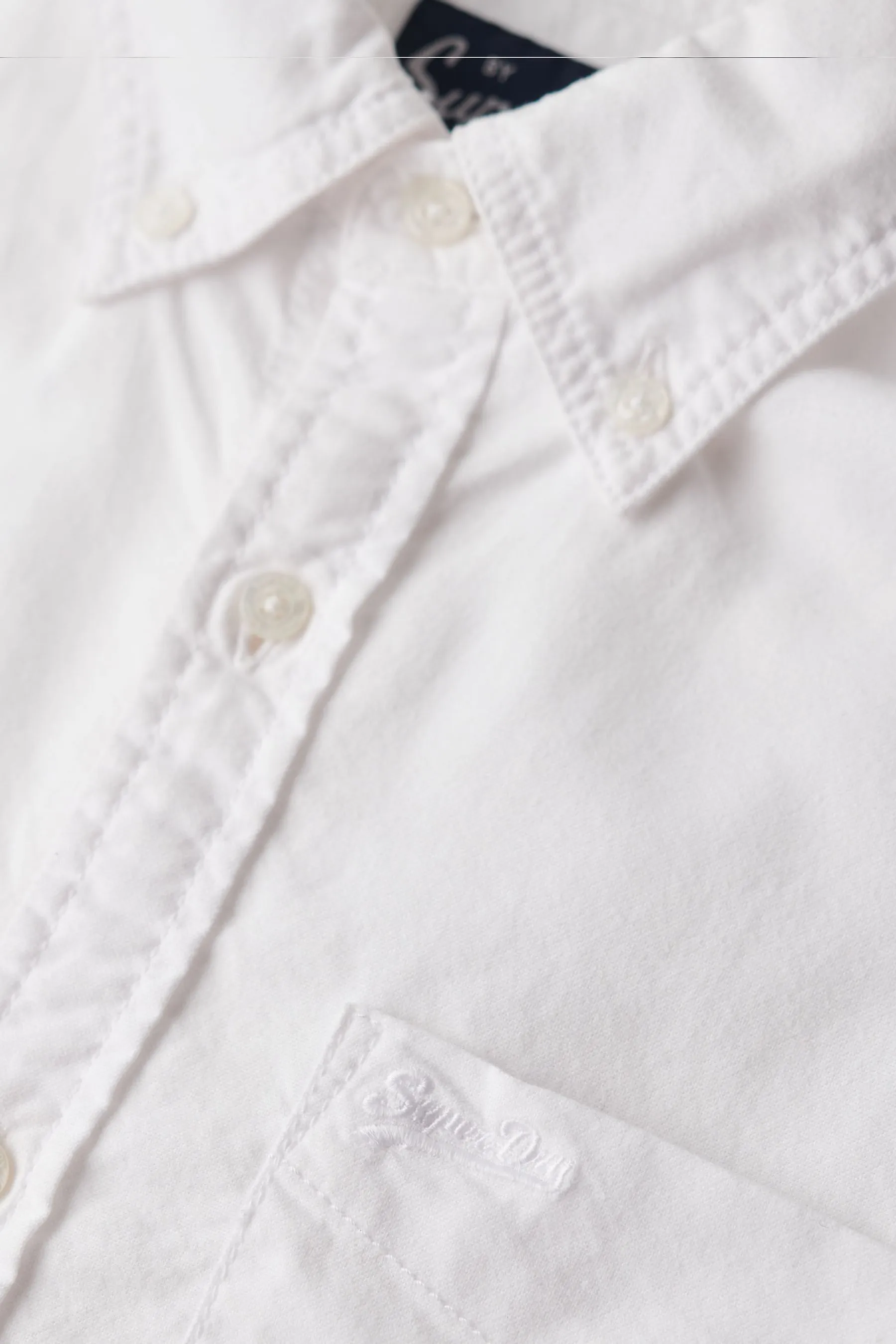 Superdry - Camicia a Oxford lunghe in cotone