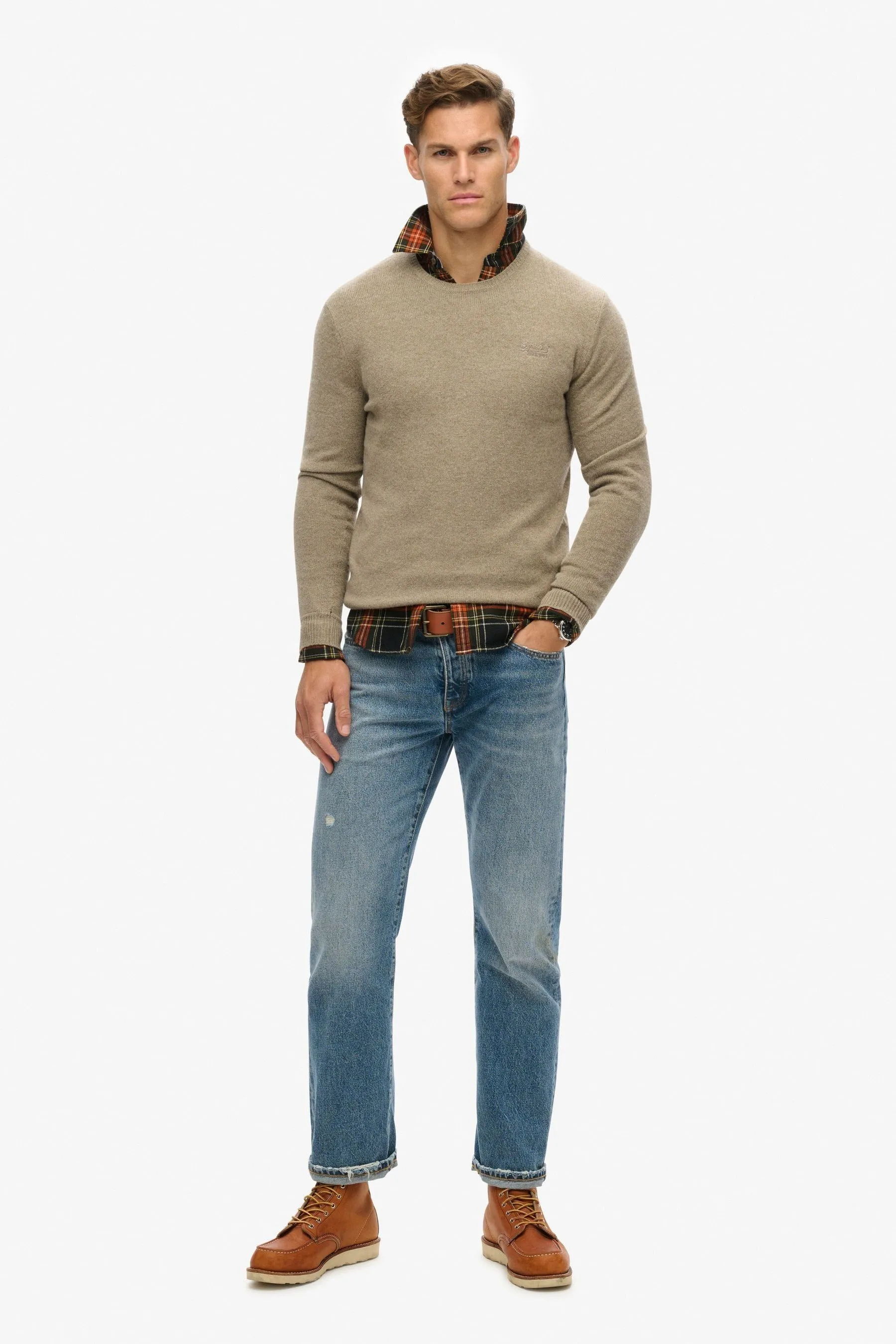 Superdry Slim Fit Essential Crew Jumper    