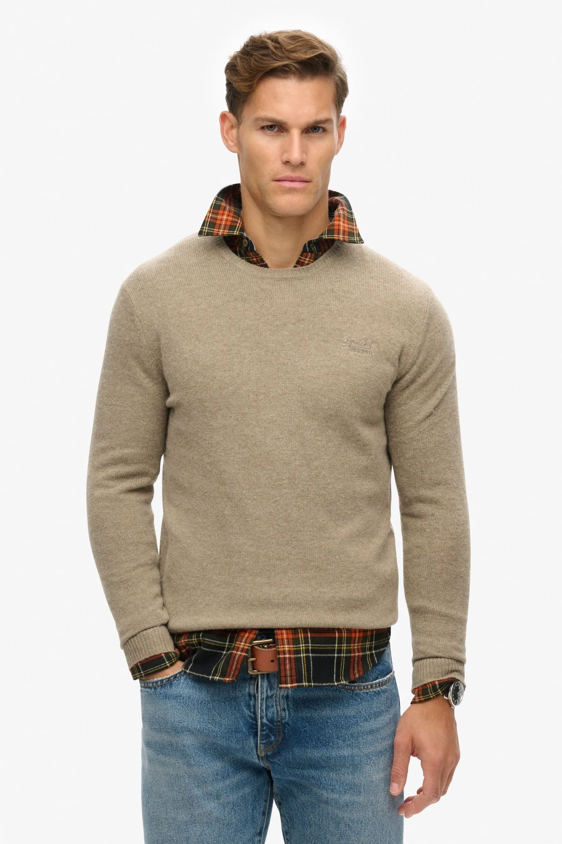 Superdry Slim Fit Essential Crew Jumper    