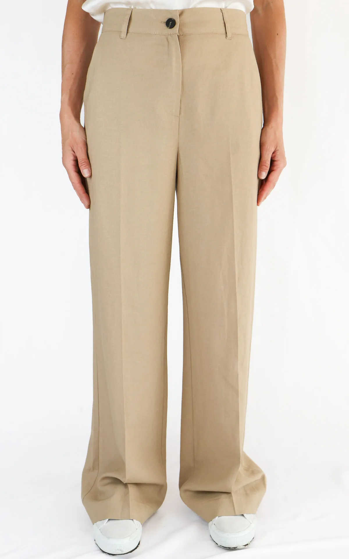 Susymix – pantalone lino – beige