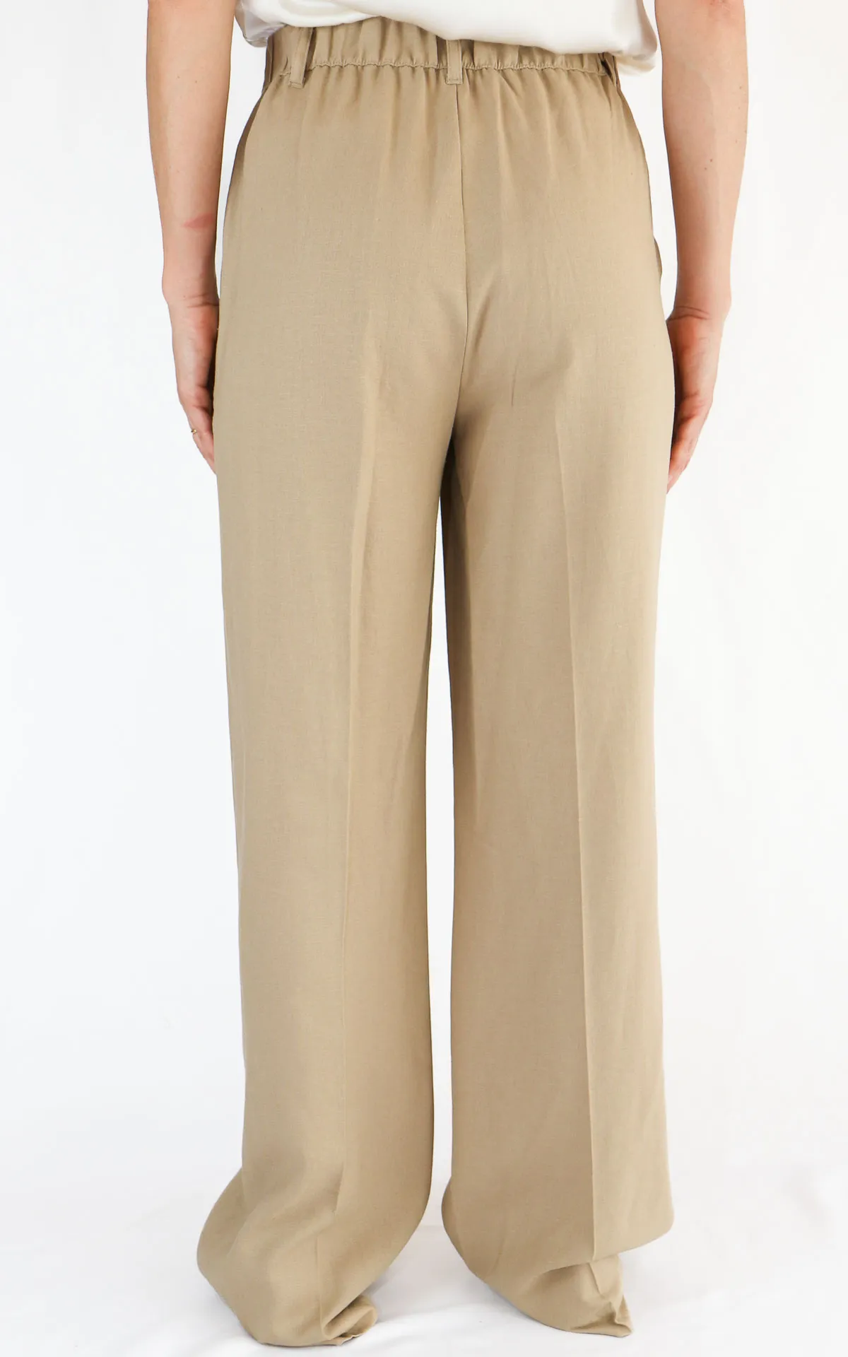 Susymix – pantalone lino – beige
