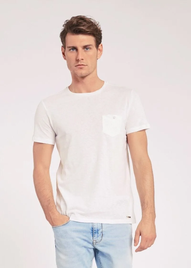 T-shirt con taschino
