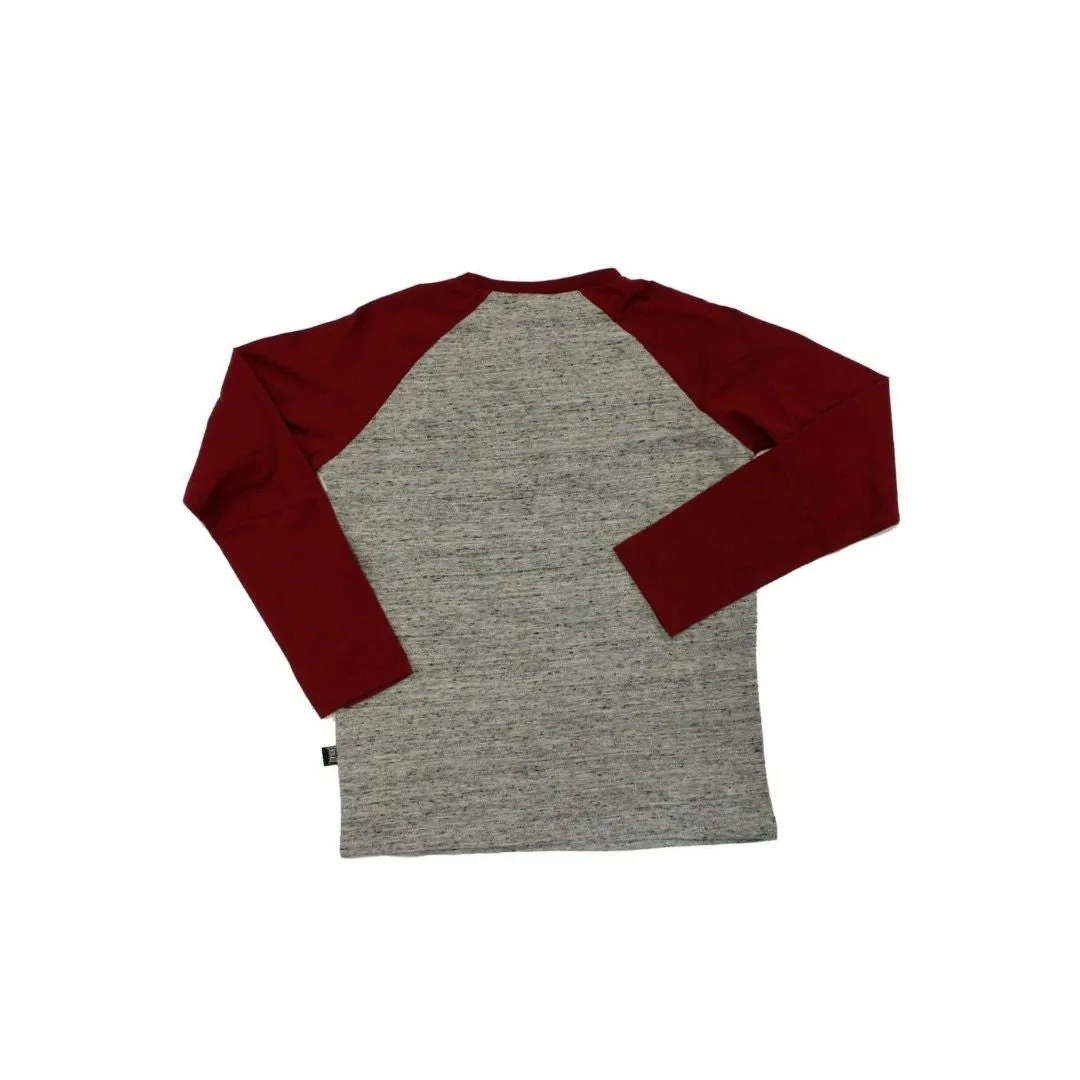 T-shirt manica lunga da bambino Everlast colore grigio