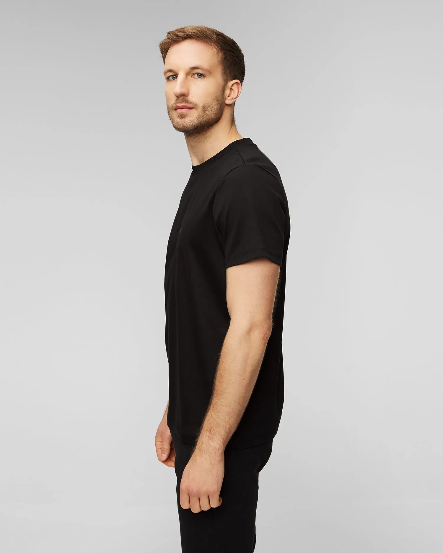 T-shirt nera da uomo BOGNER Ryan 58088299-26