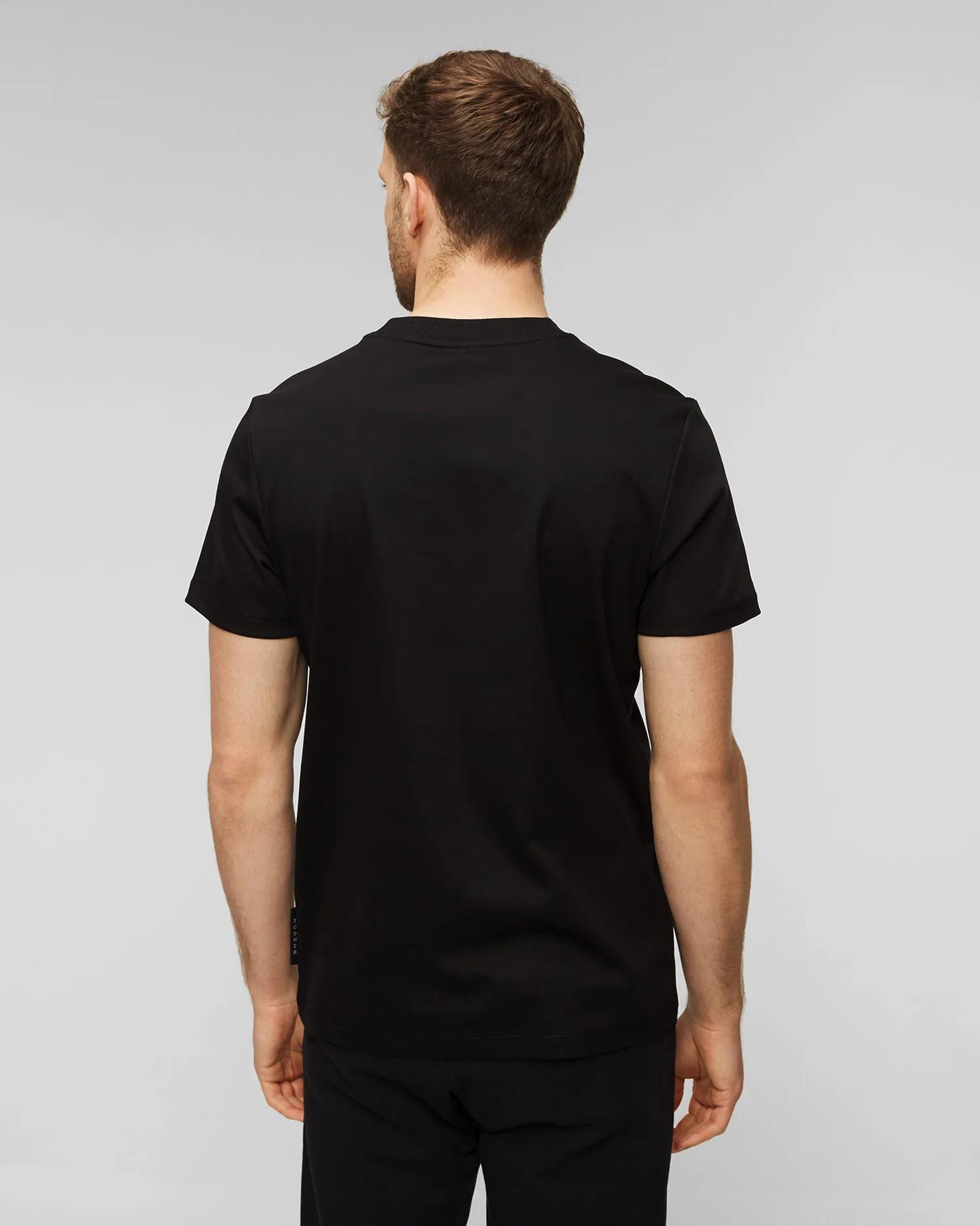 T-shirt nera da uomo BOGNER Ryan 58088299-26