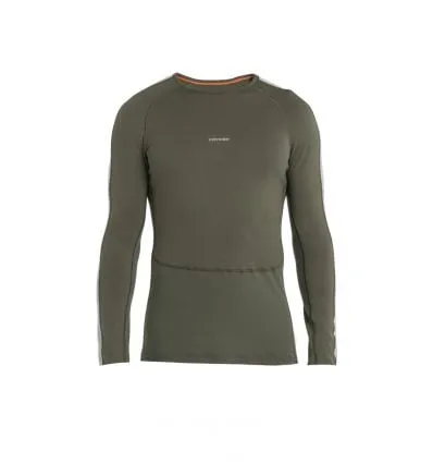 T-shirt tecnica da uomo Icebreaker M ZoneKnit 200 LS Crewe (Loden/Ether/CB)