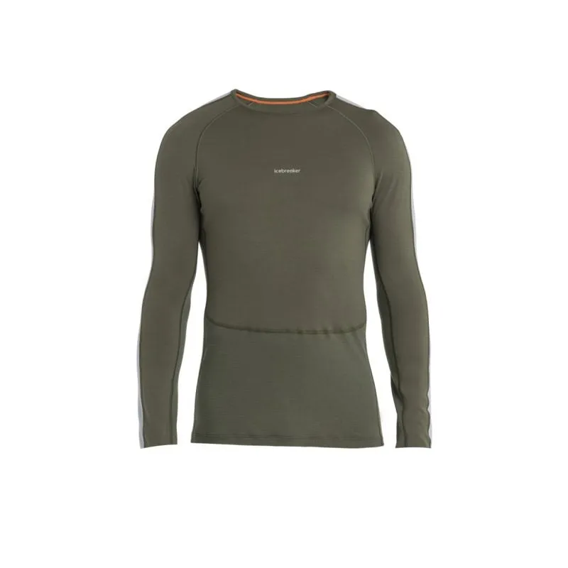 T-shirt tecnica da uomo Icebreaker M ZoneKnit 200 LS Crewe (Loden/Ether/CB)