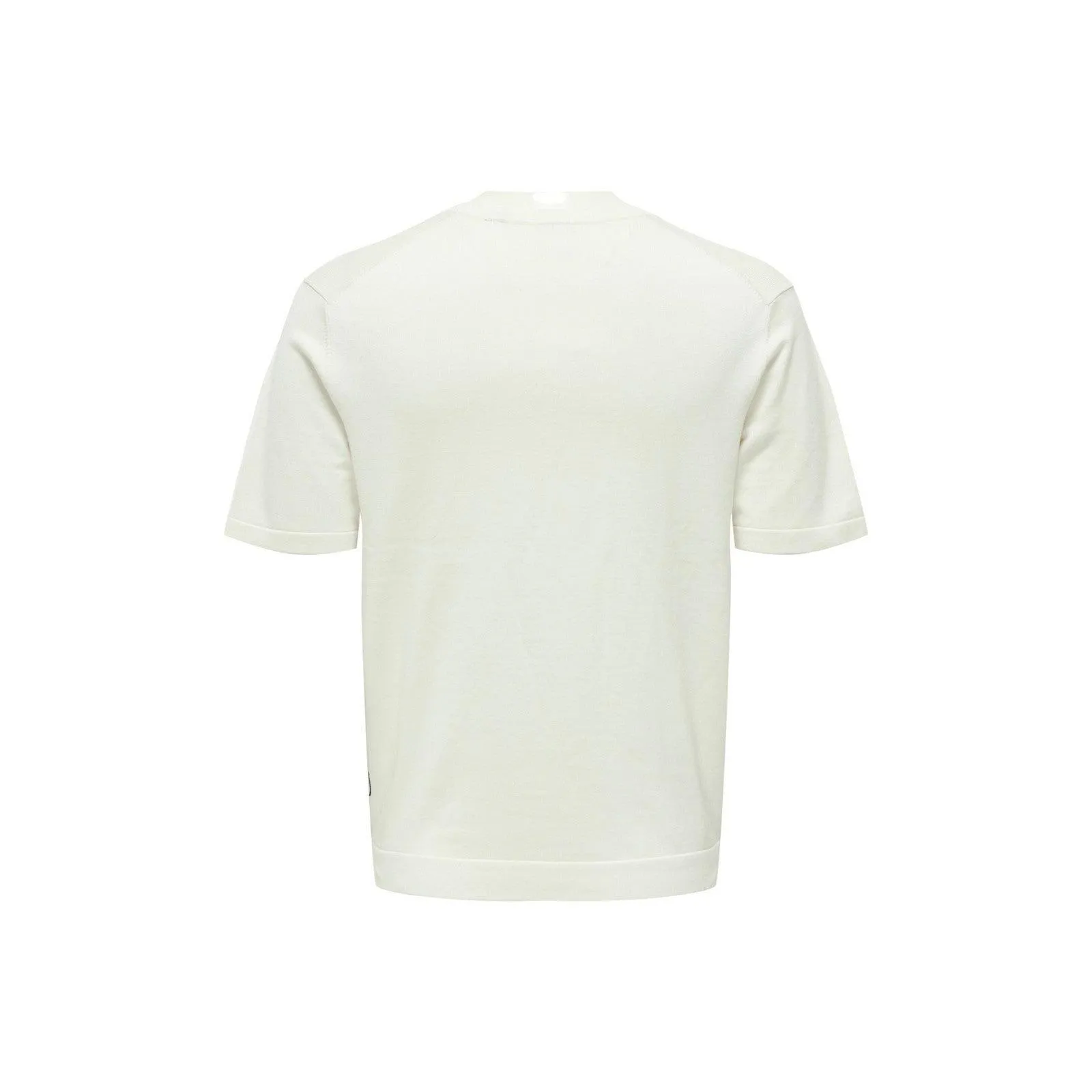 T-shirt Uomo Only & Sons - Onswyler Life 14 Ss Knit - Bianco