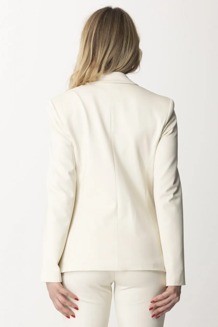 Tailleur giacca e pantalone ROSA FUMO BIANCO
