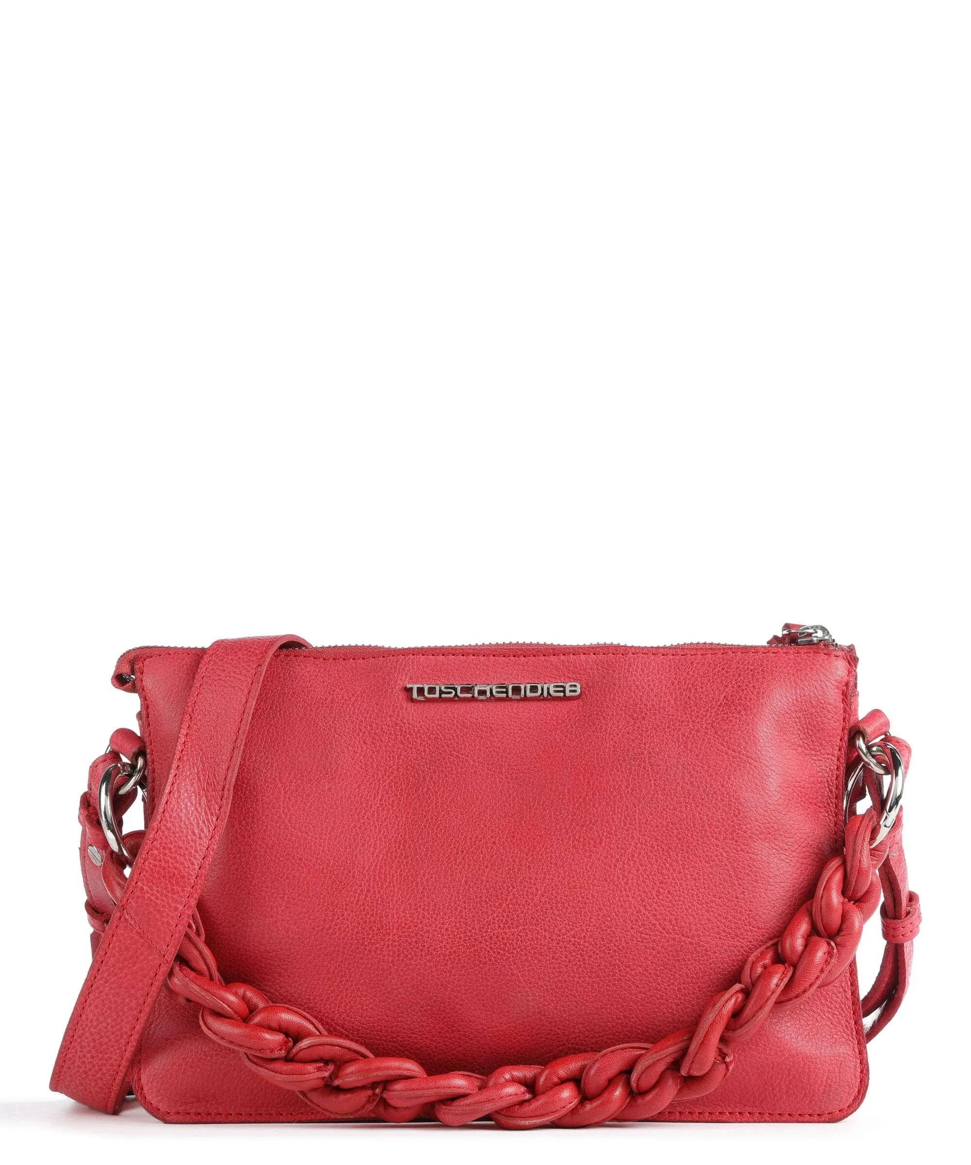  Taschendieb Wien Coburgbastei 2 Borsa a spalla pelle granulata rosso  