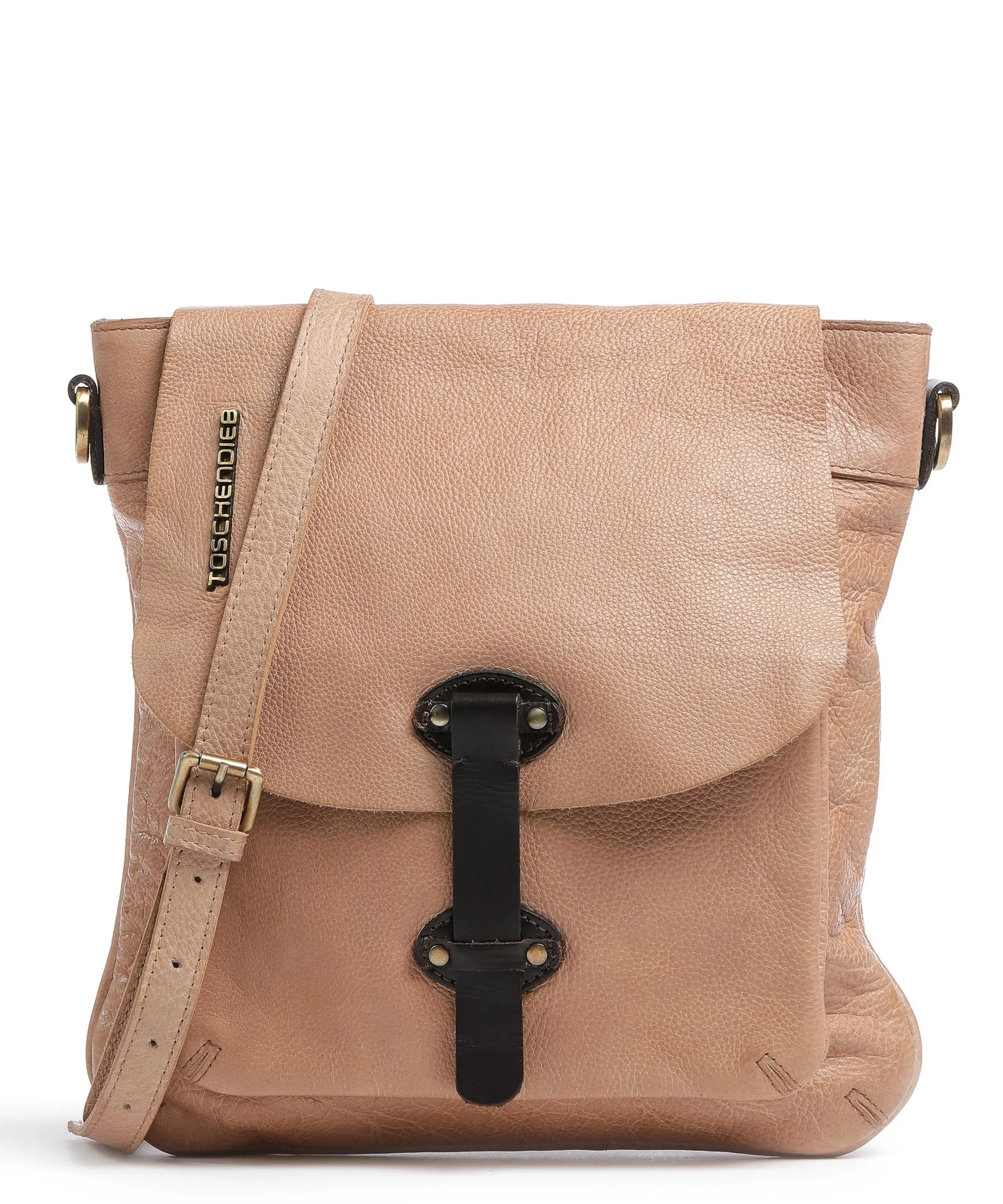  Taschendieb Wien Kohlmarkt 1 Borsa a spalla pelle di vacchetta grana marrone chiaro  
