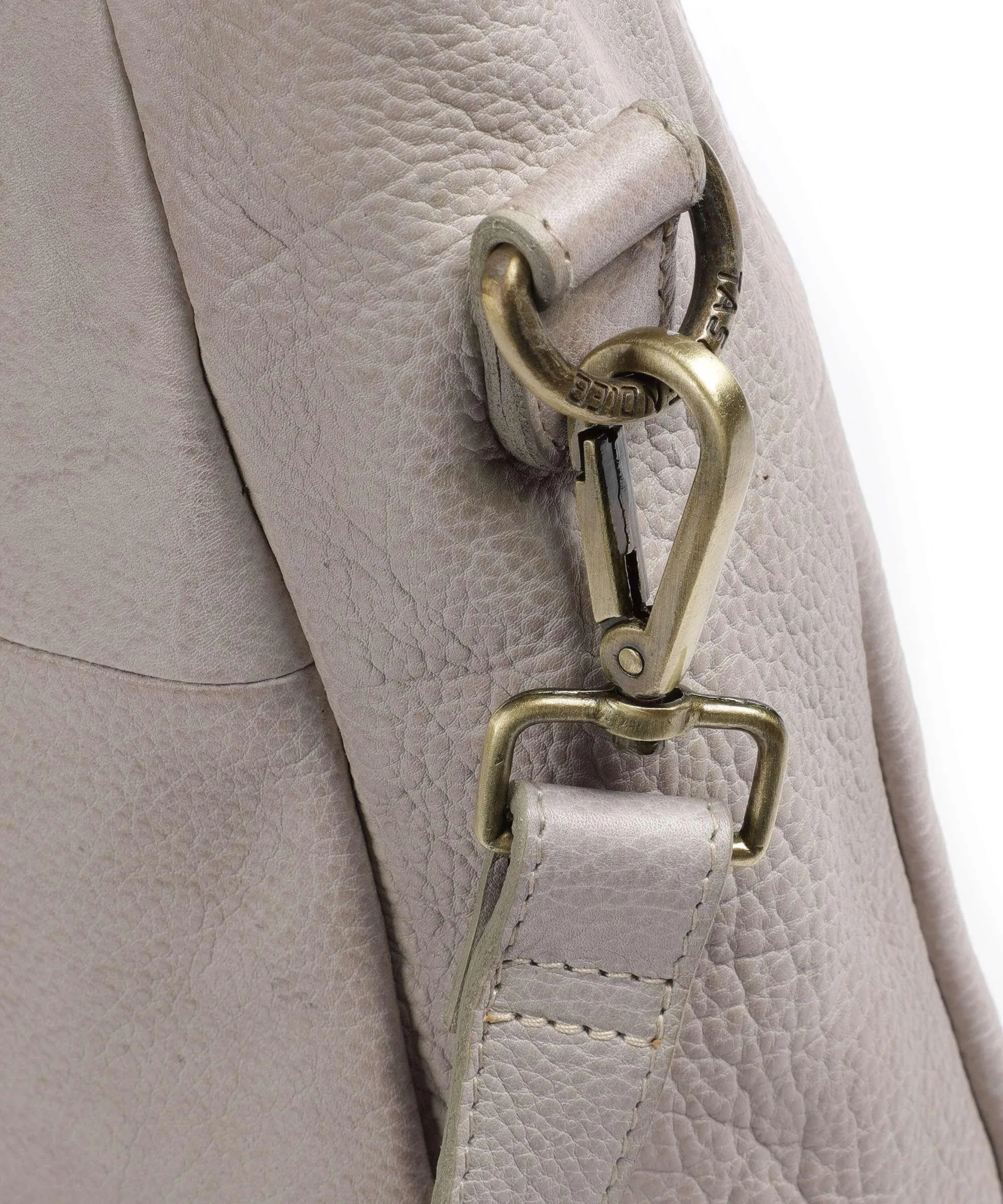  Taschendieb Wien Kohlmarkt 30 Borsa hobo pelle di vacchetta grana grigio chiaro  
