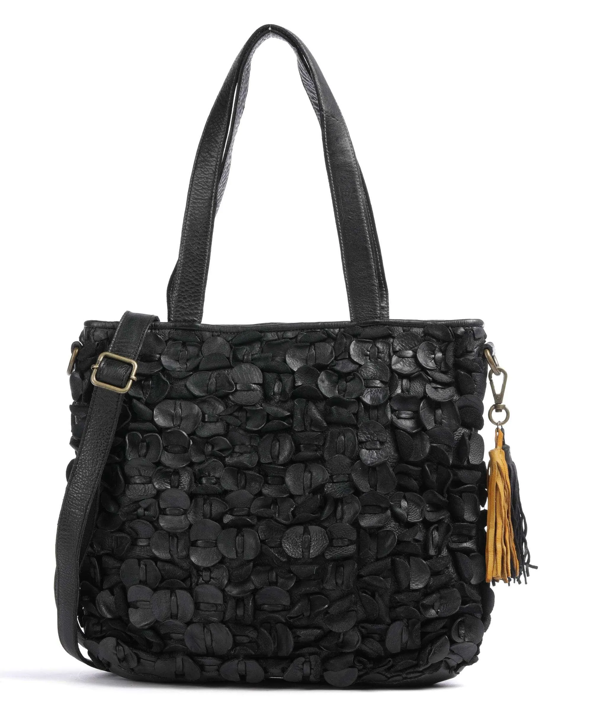  Taschendieb Wien Sternwartestraße 2 Borsa shopper pelle di vacchetta grana nero  