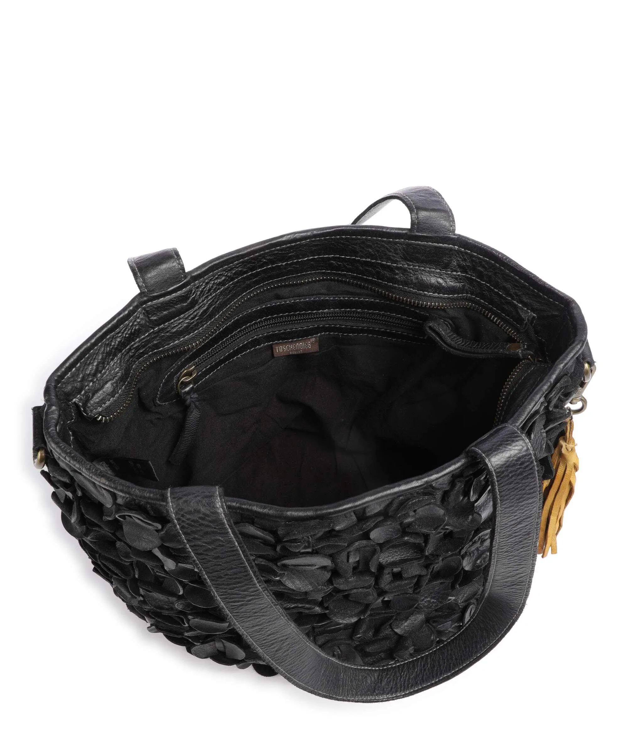  Taschendieb Wien Sternwartestraße 2 Borsa shopper pelle di vacchetta grana nero  