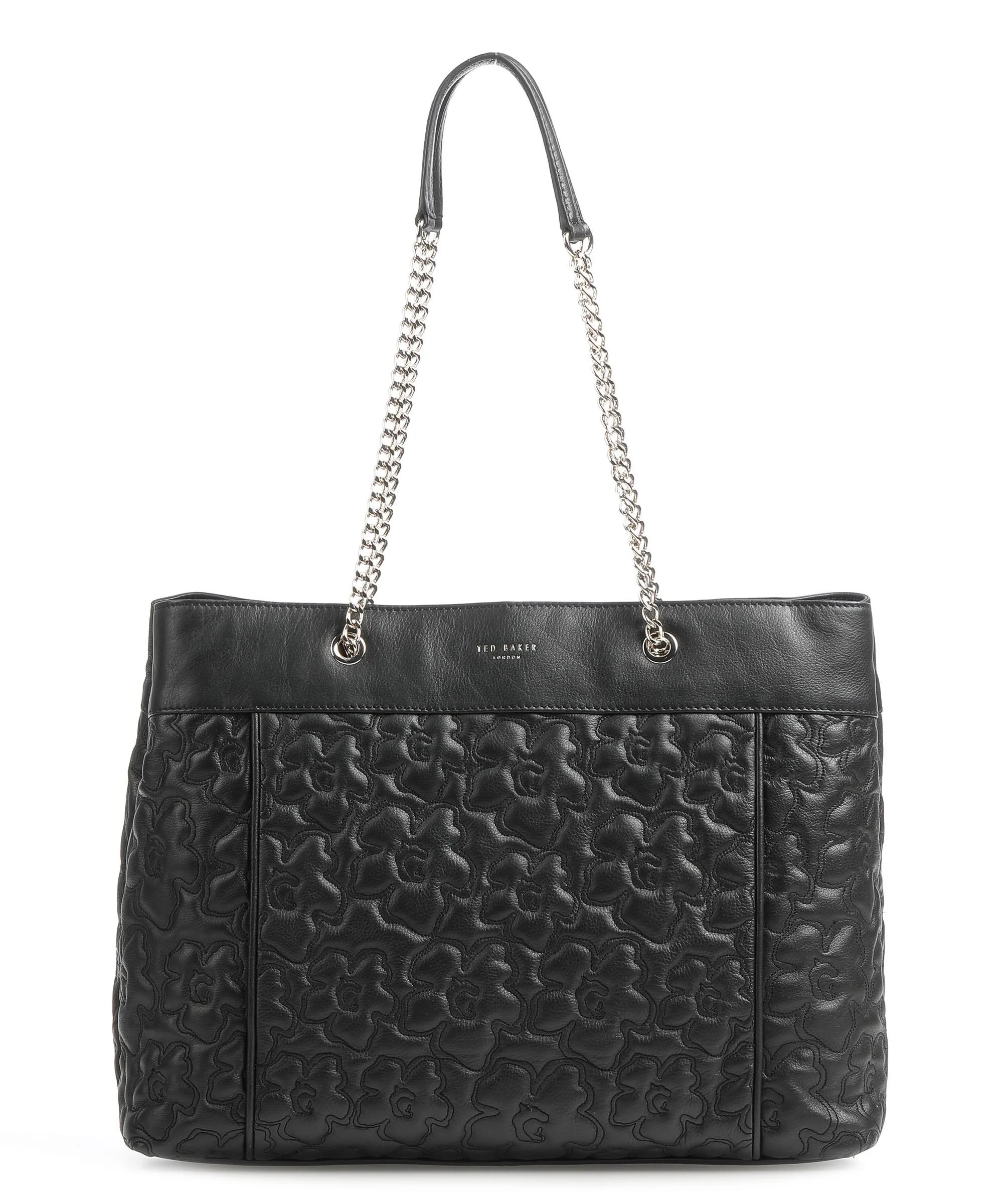  Ted Baker Ayliia Borsa shopper pelle di vacchetta grana nero  