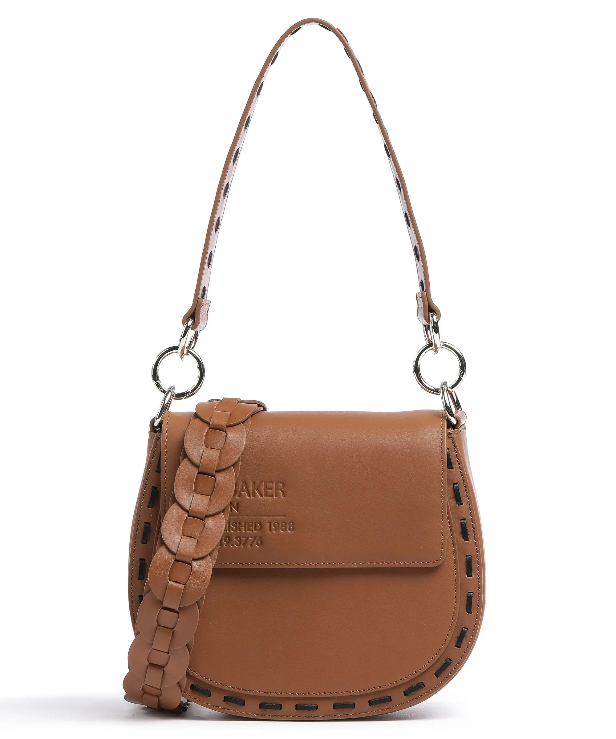  Ted Baker Braidel Borsa a spalla pelle bovina marrone  