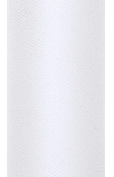 Tessuto tulle bianco 9m x 15cm