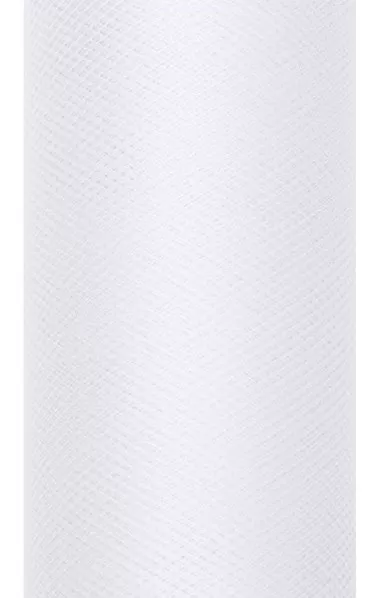 Tessuto tulle bianco 9m x 15cm