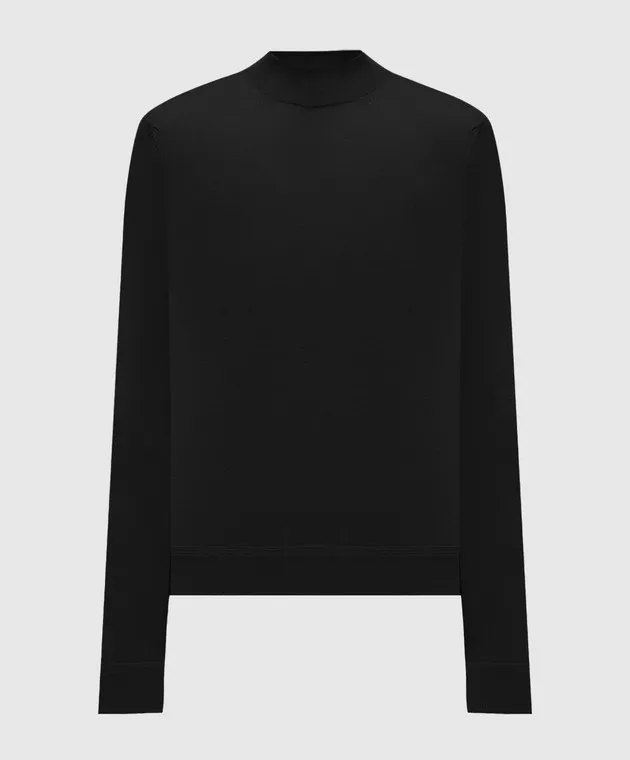 Tom Ford Maglione in lana nera KML003YMW010S23