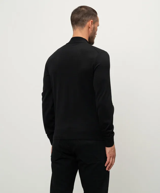 Tom Ford Maglione in lana nera KML003YMW010S23
