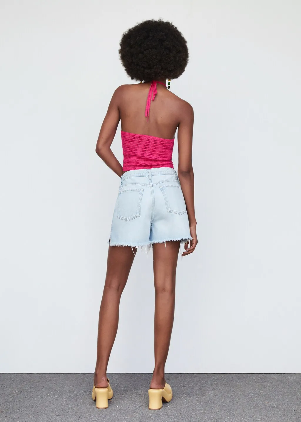 Top fiocco collo