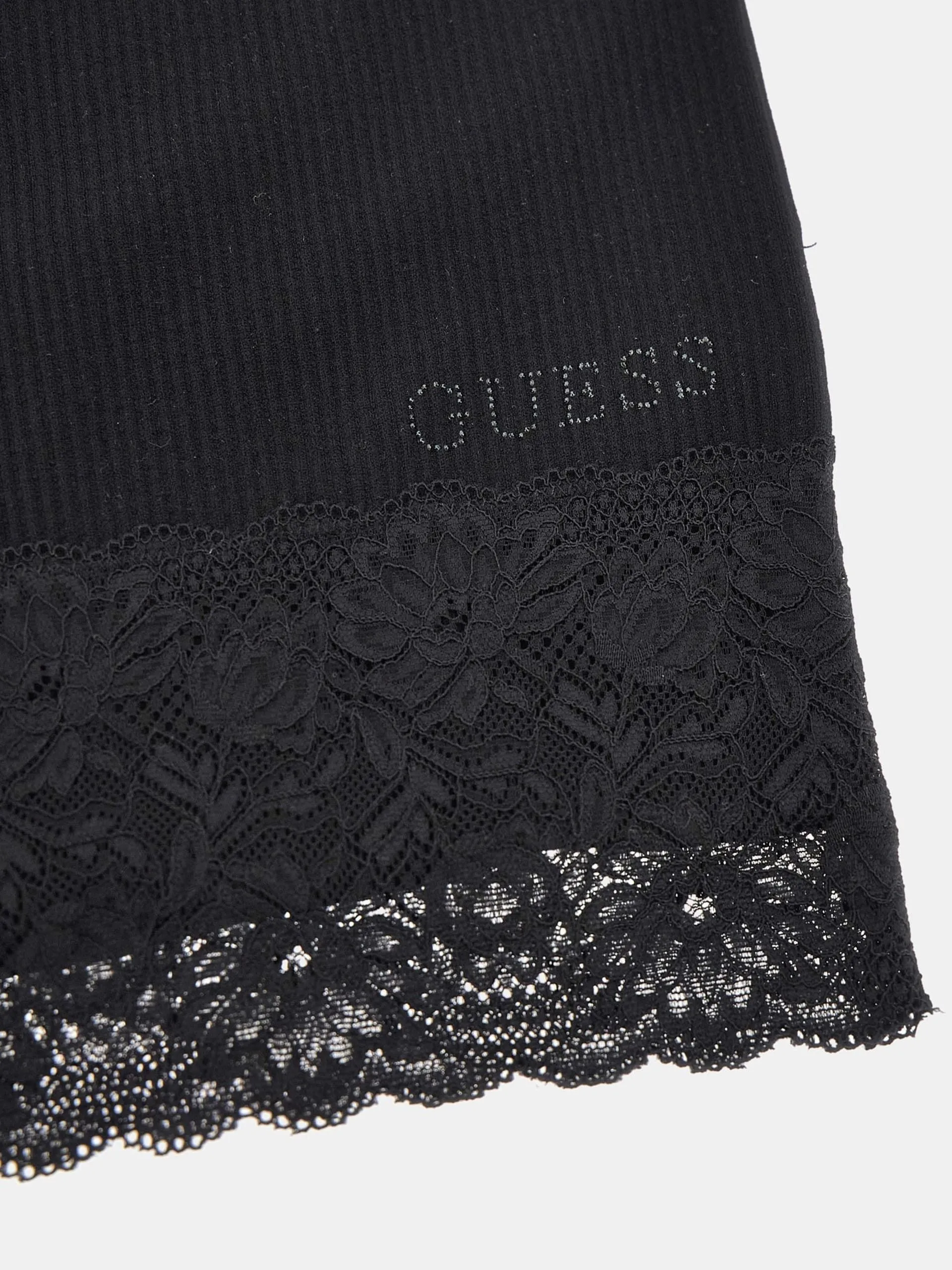 Top in maglia con pizzo guess