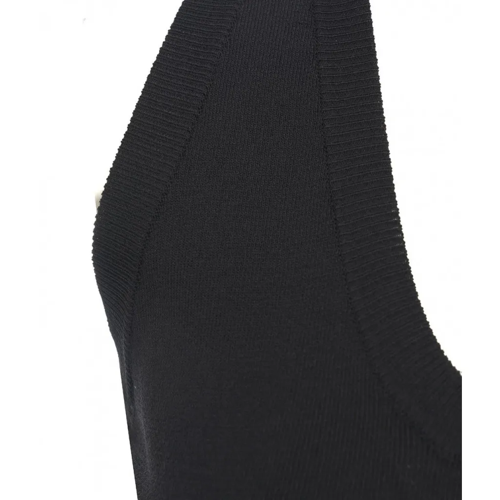 Top in maglia nero