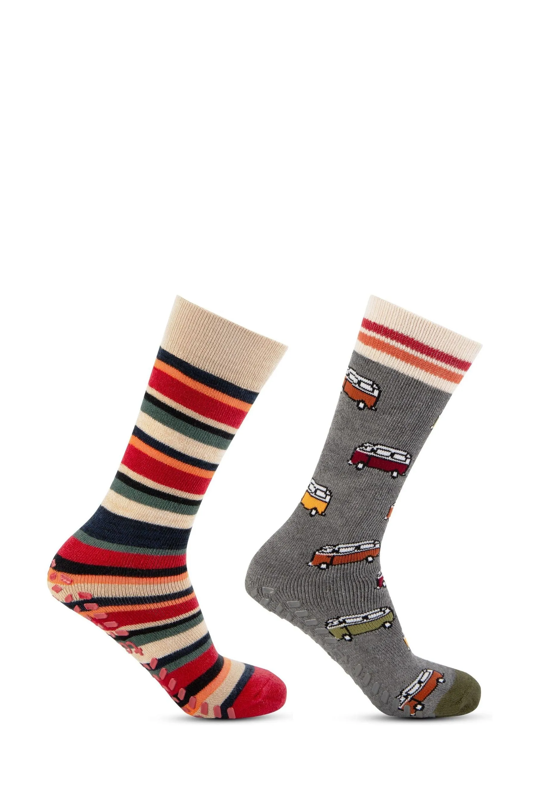 Totes Mens Original Slipper Socks 2 Pack    