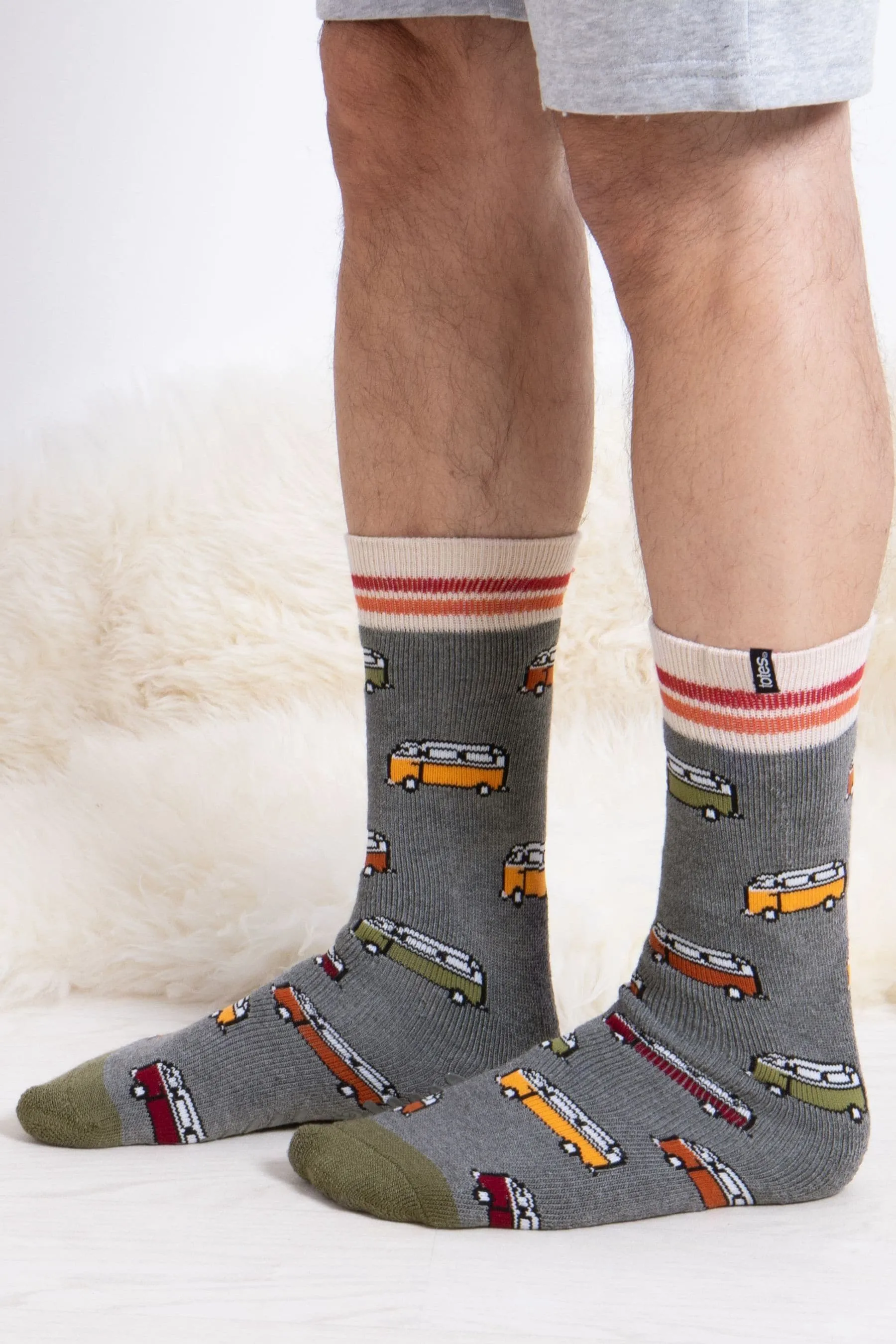 Totes Mens Original Slipper Socks 2 Pack    