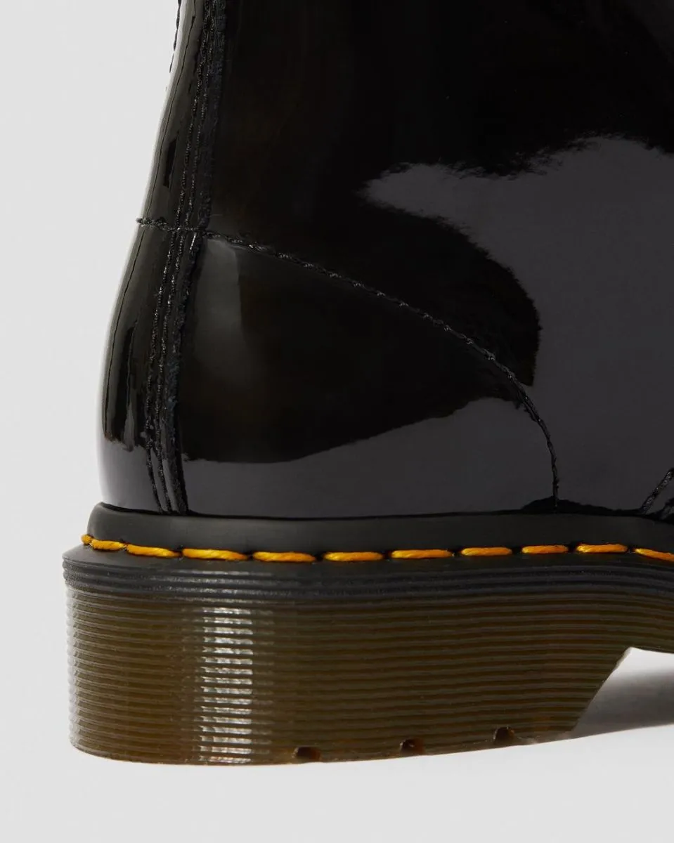 TRONCHETTO E STIVALETTO Donna DR. MARTENS 11821011 - 1460 W PATENT LAMPER BLACK