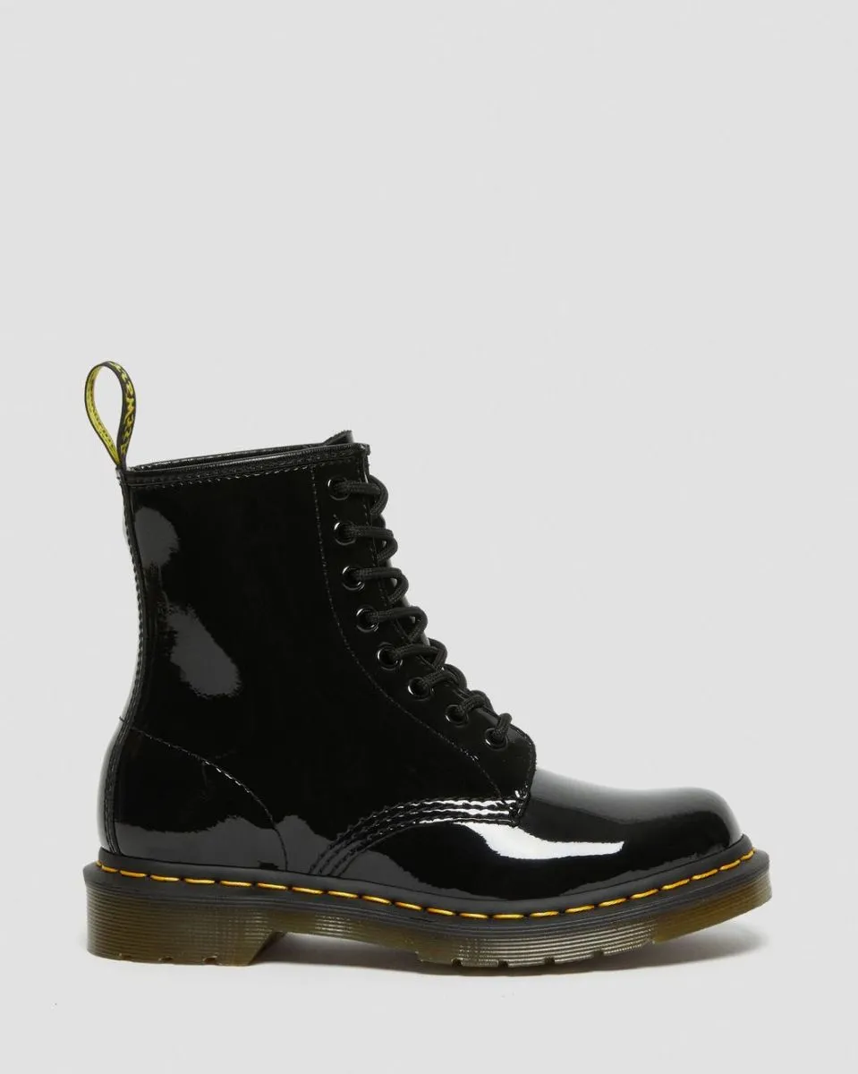 TRONCHETTO E STIVALETTO Donna DR. MARTENS 11821011 - 1460 W PATENT LAMPER BLACK