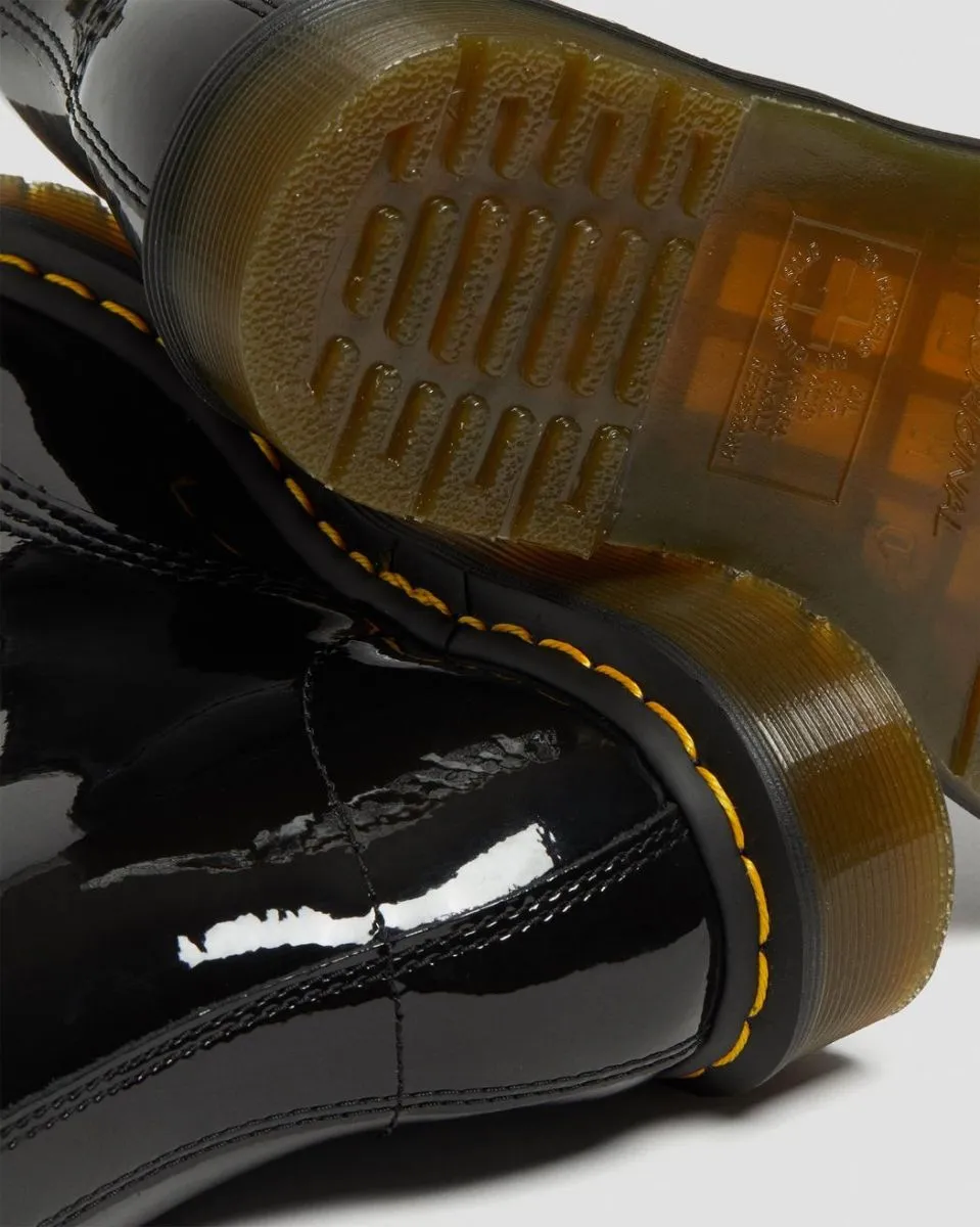 TRONCHETTO E STIVALETTO Donna DR. MARTENS 11821011 - 1460 W PATENT LAMPER BLACK