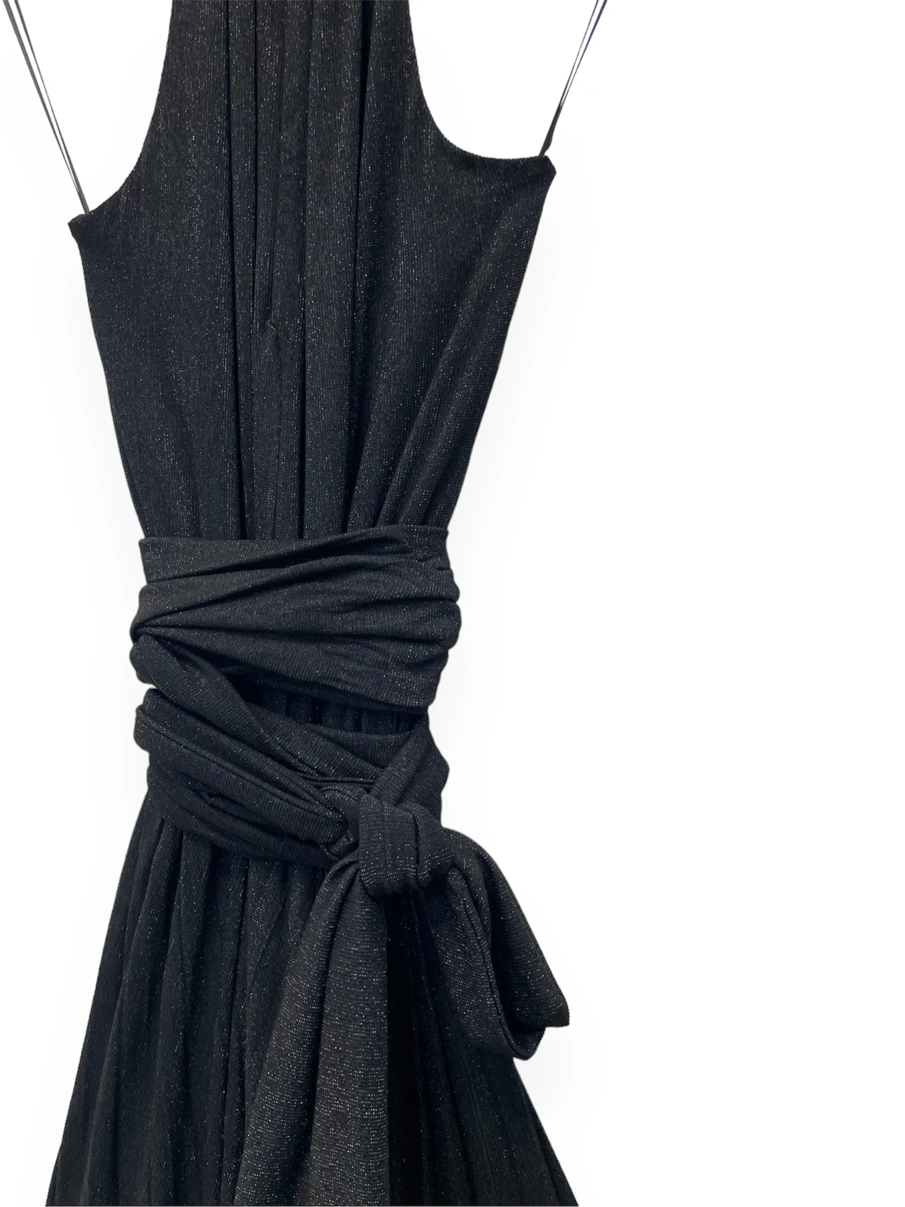 Tuta donna lurex NINA nero