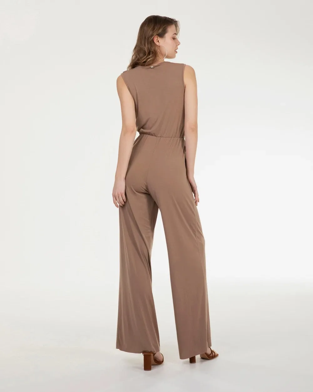 Tuta donna rouches MW461401 biscotto