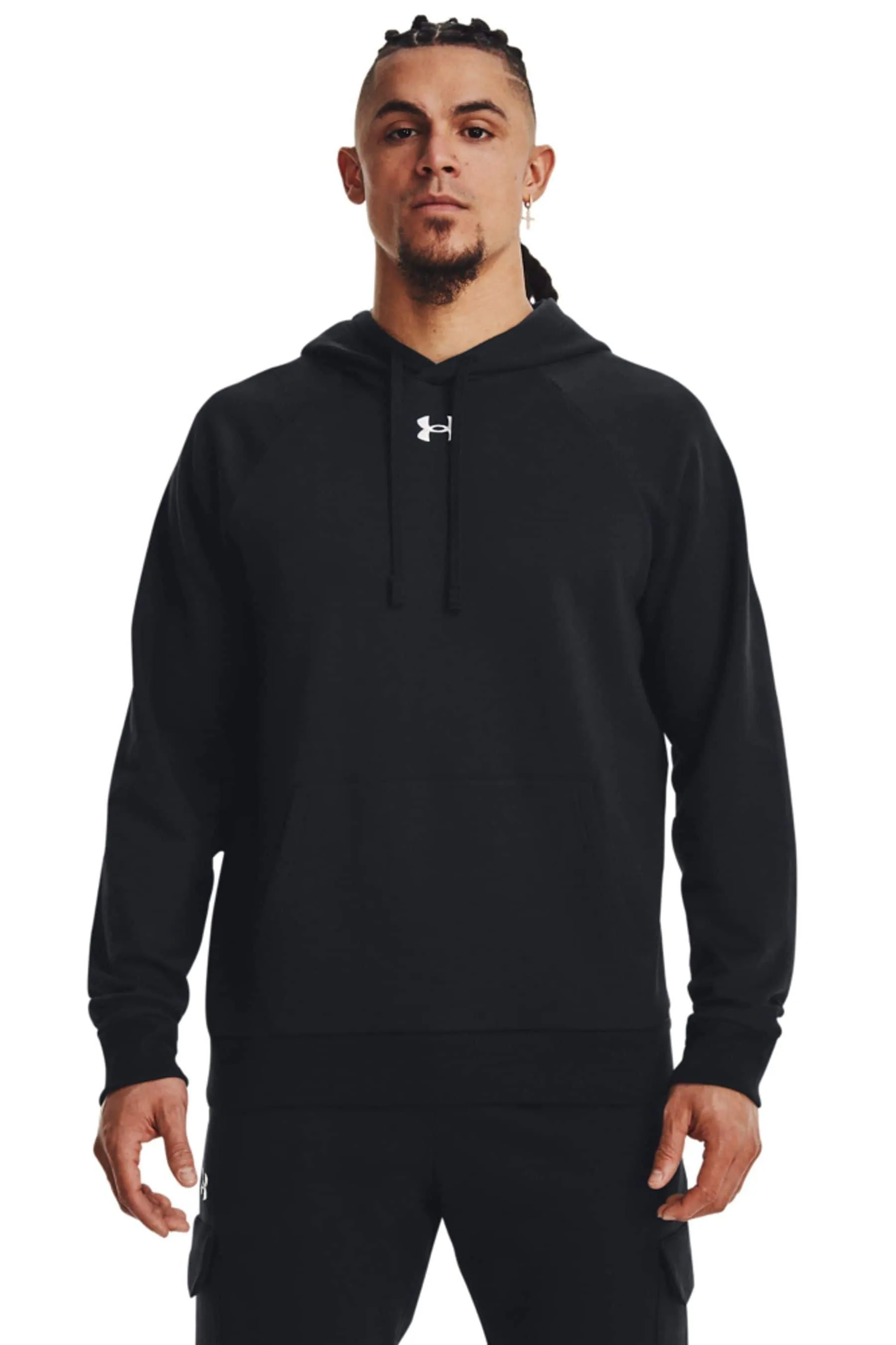 Under Armour Rival - Felpa in pile con cappuccio