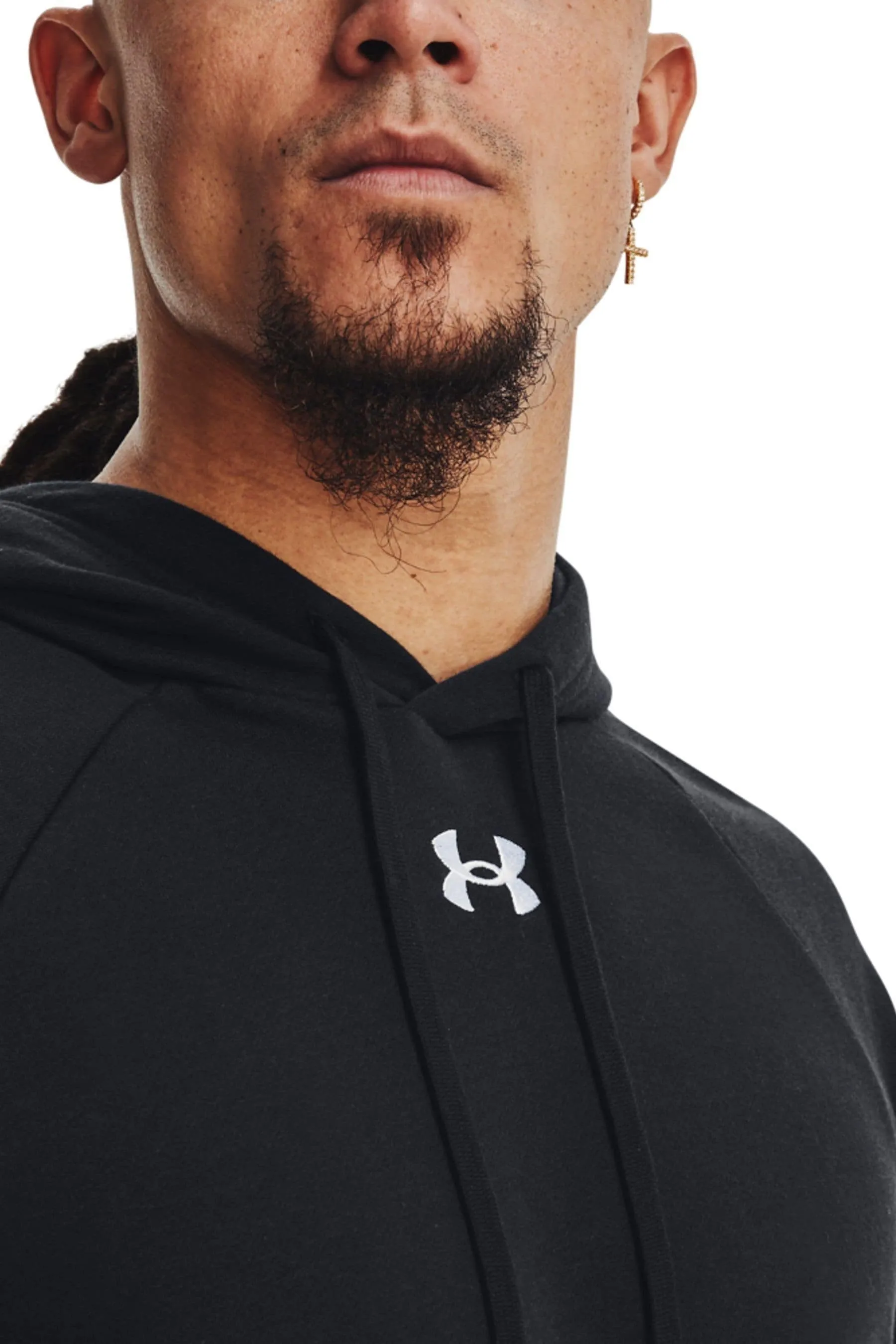 Under Armour Rival - Felpa in pile con cappuccio