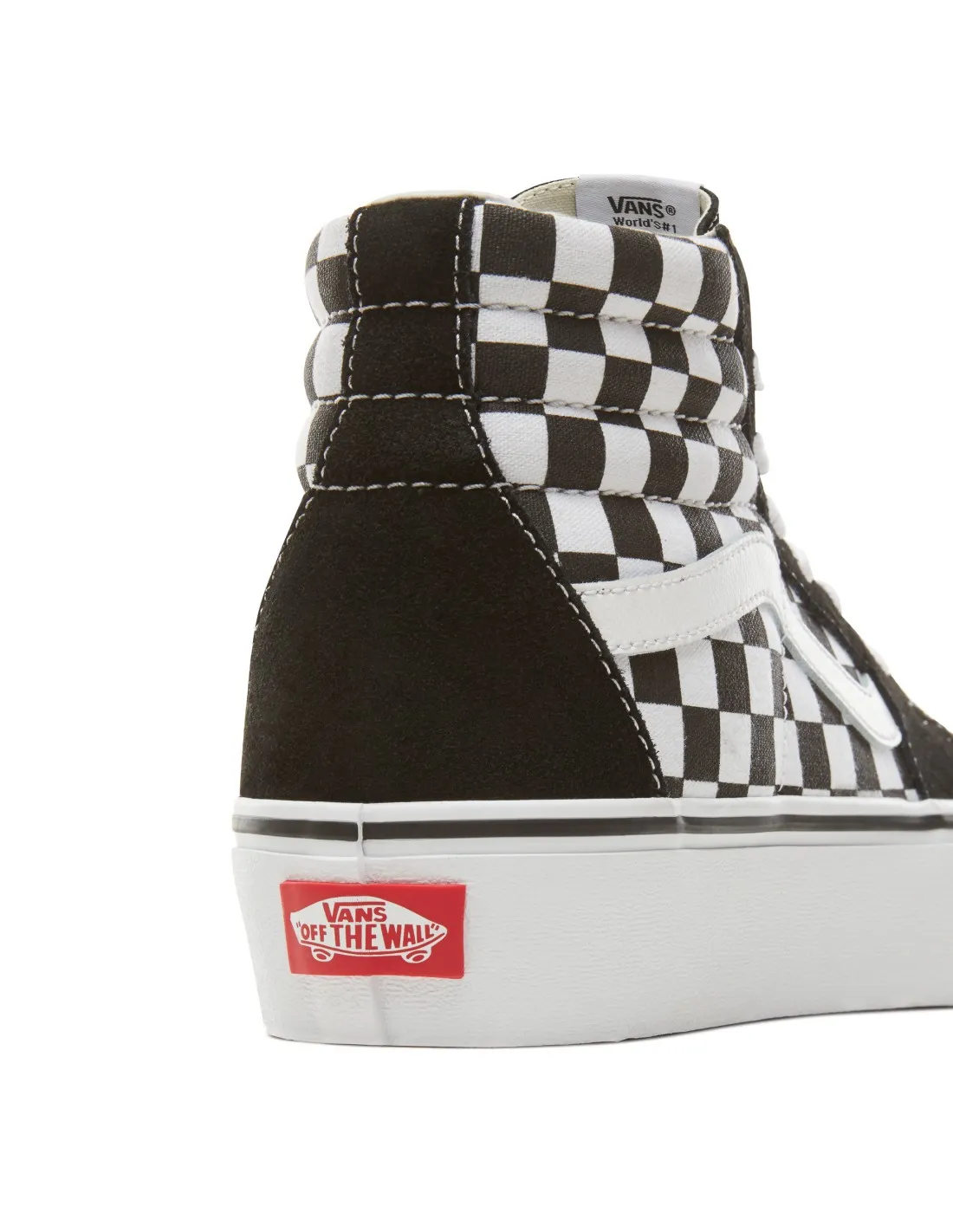 Vans Ua Sk8-hi Platform 2.0 Checkerboard / True White