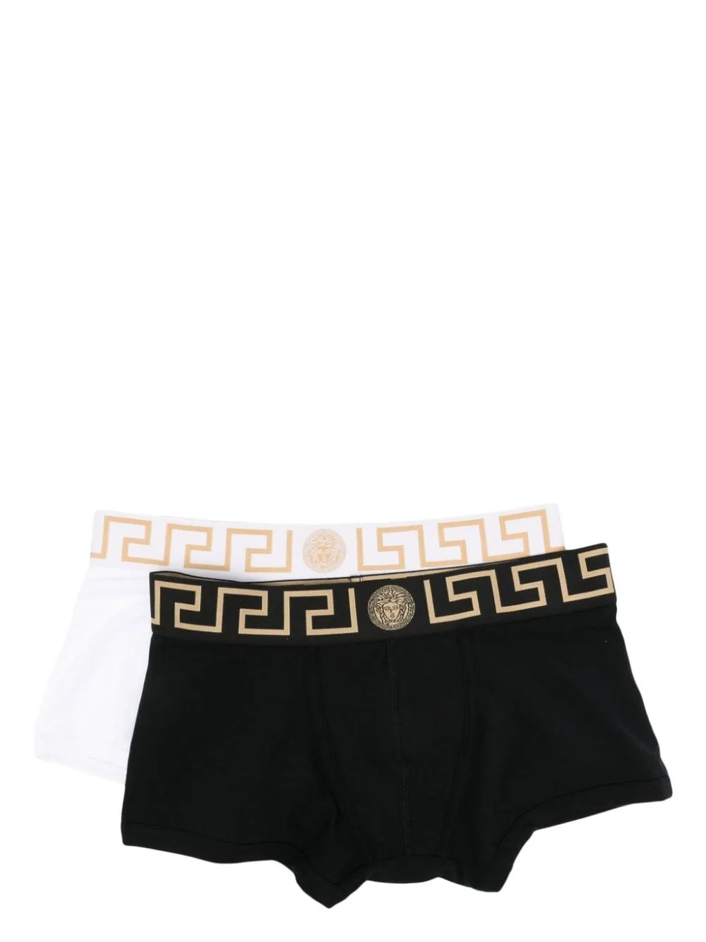 Versace-Set di 2 boxer con bordo Greca