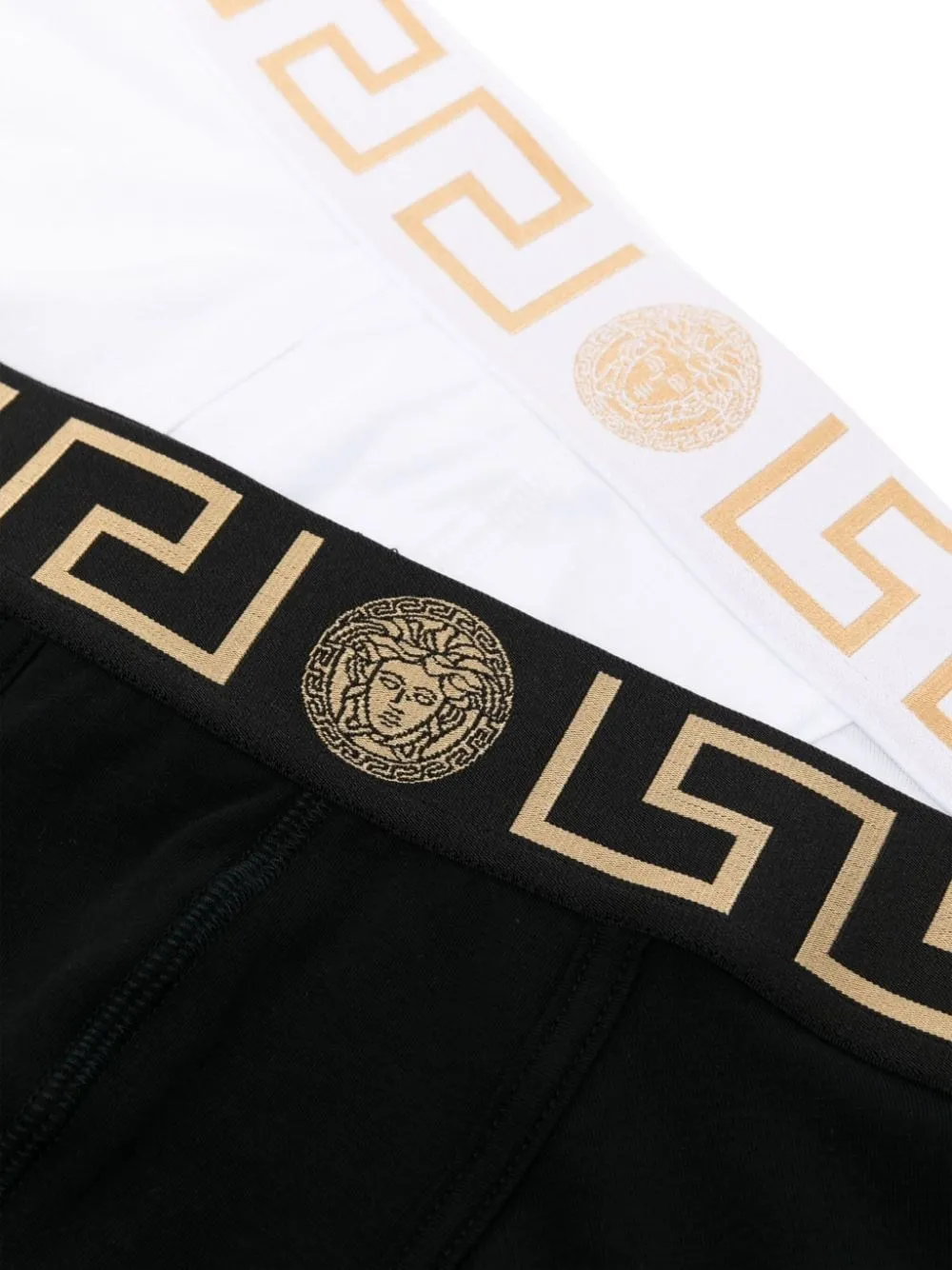Versace-Set di 2 boxer con bordo Greca