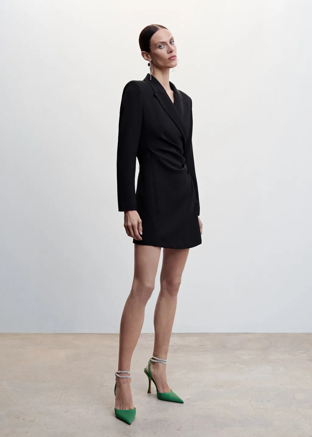 Vestito incrociato revers