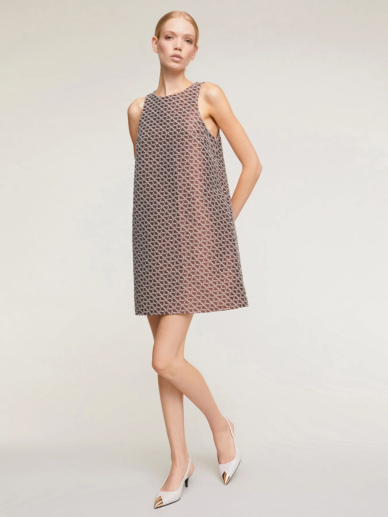 Vestito jacquard fantasia Double Love